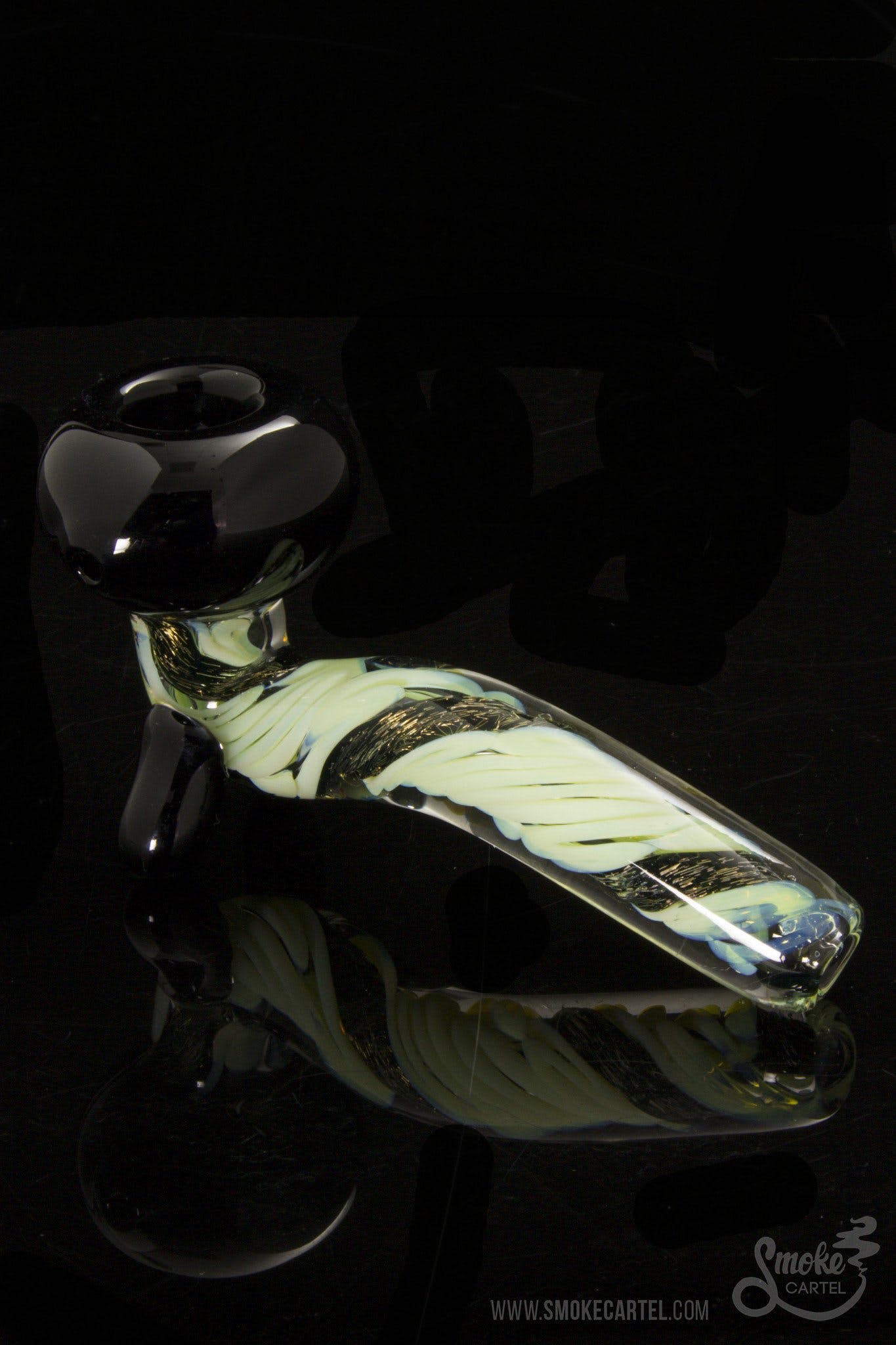 LA Pipes Mini Sherlock: Slyme Cane & Dichro Delight