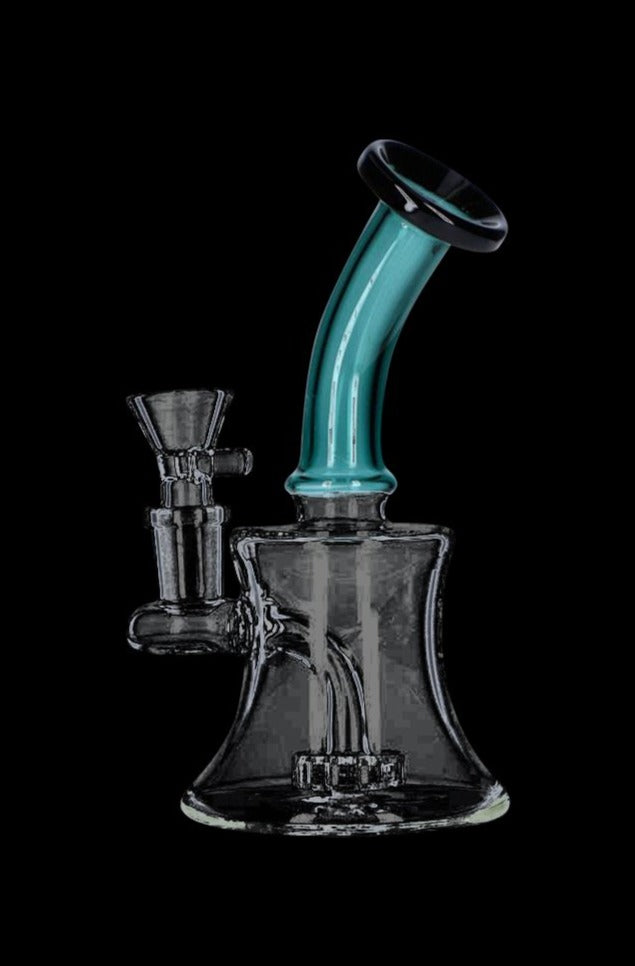 Stunning Beaker Base Bubbler with Fixed Showerhead Diffuser