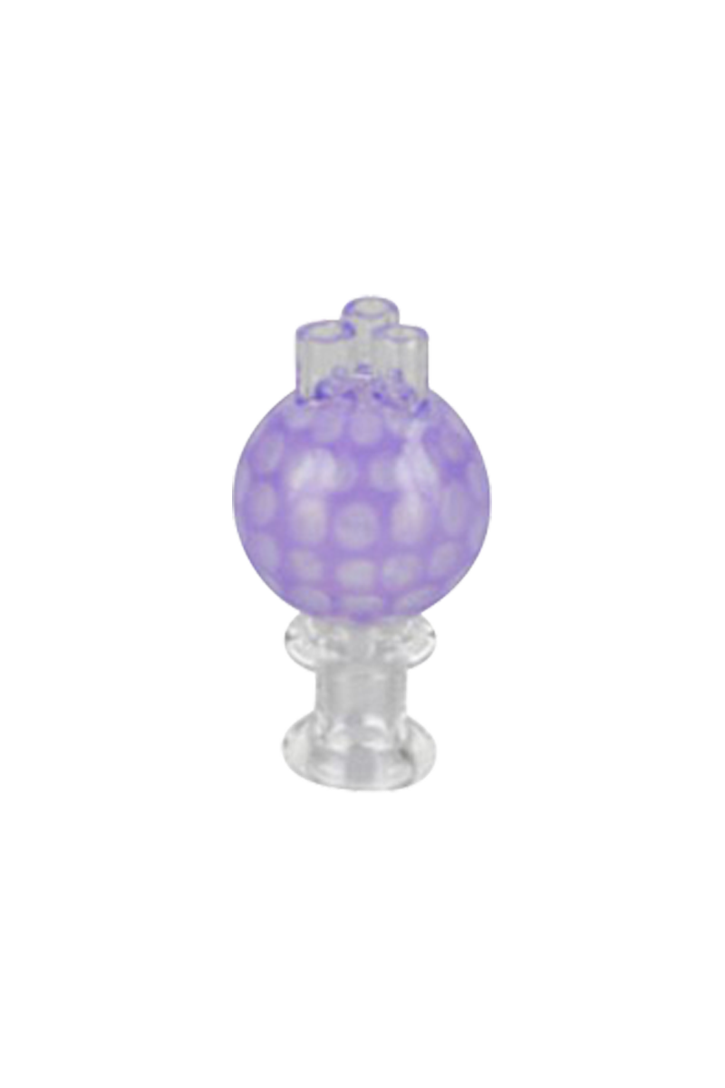 Colorful Honeycomb Triple Stem Bubble Carb Cap - Elevate Your Dabbing!