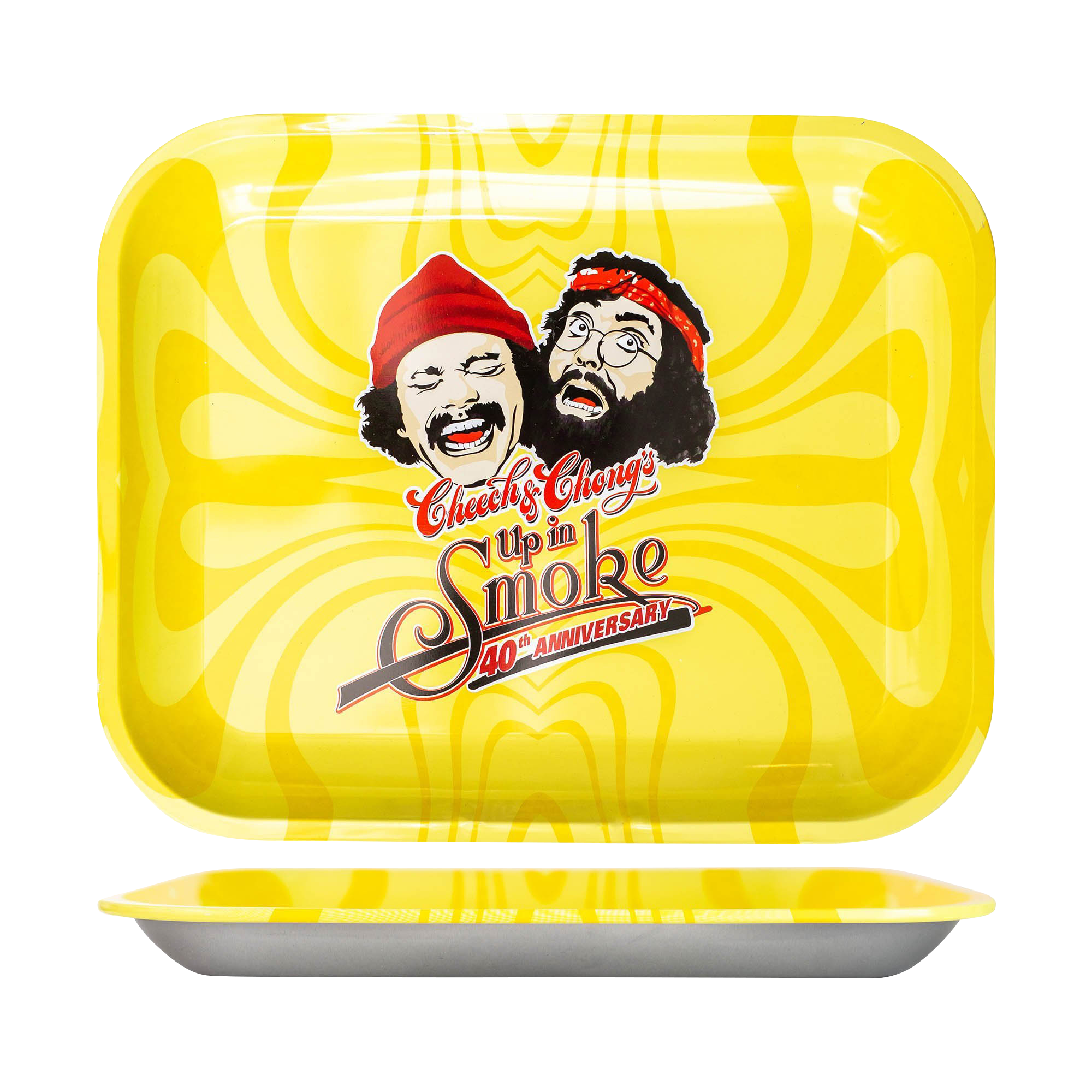 Cheech & Chong 40th Anniversary Limited Edition Yellow Rolling Tray