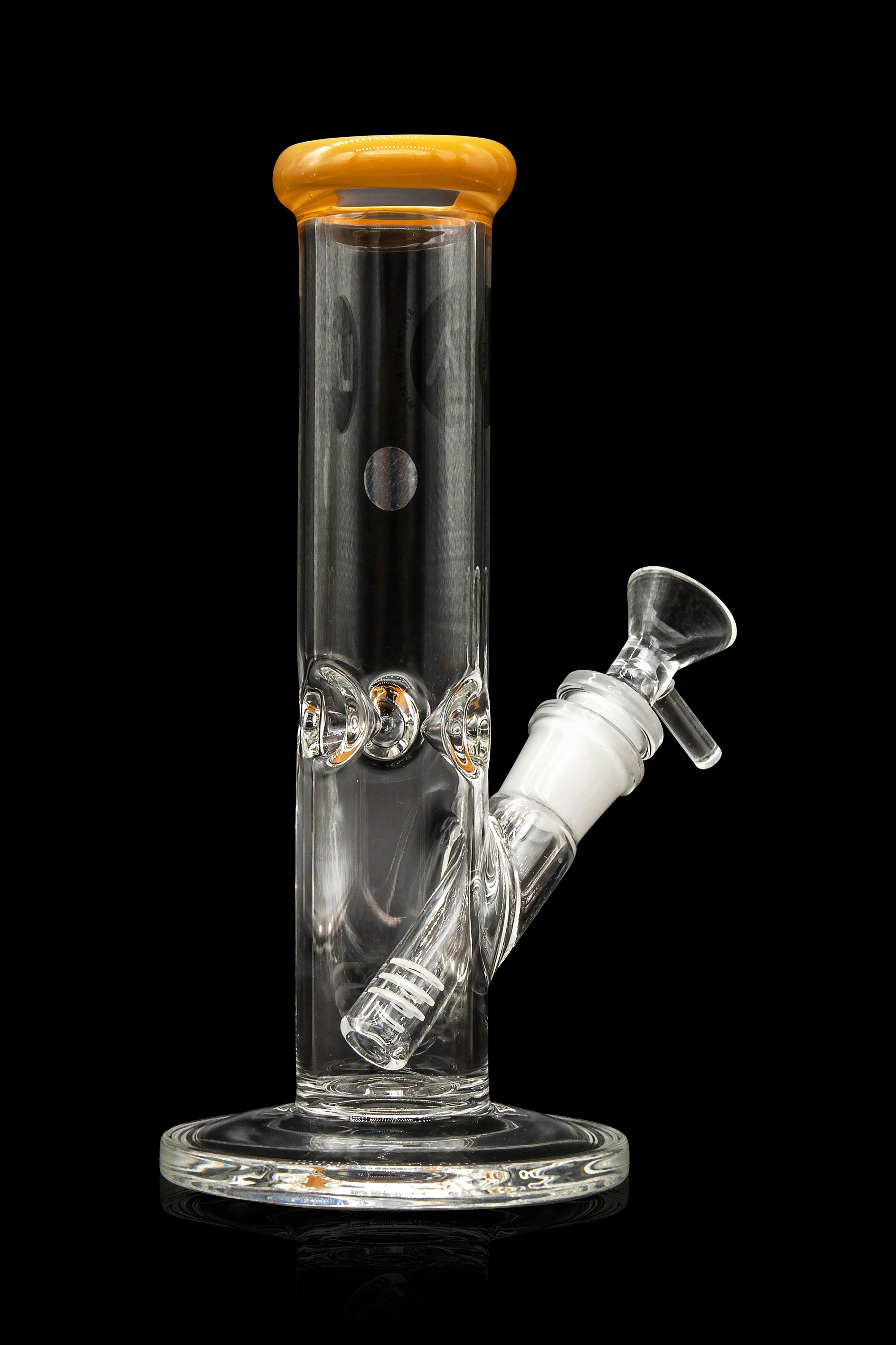 LA Pipes Borosilicate Glass Straight Tube Bong - A Timeless Classic