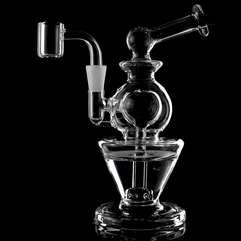 MJ Arsenal Iridescent Gemini Mini Dab Rig: A Cosmic Dabbing Marvel