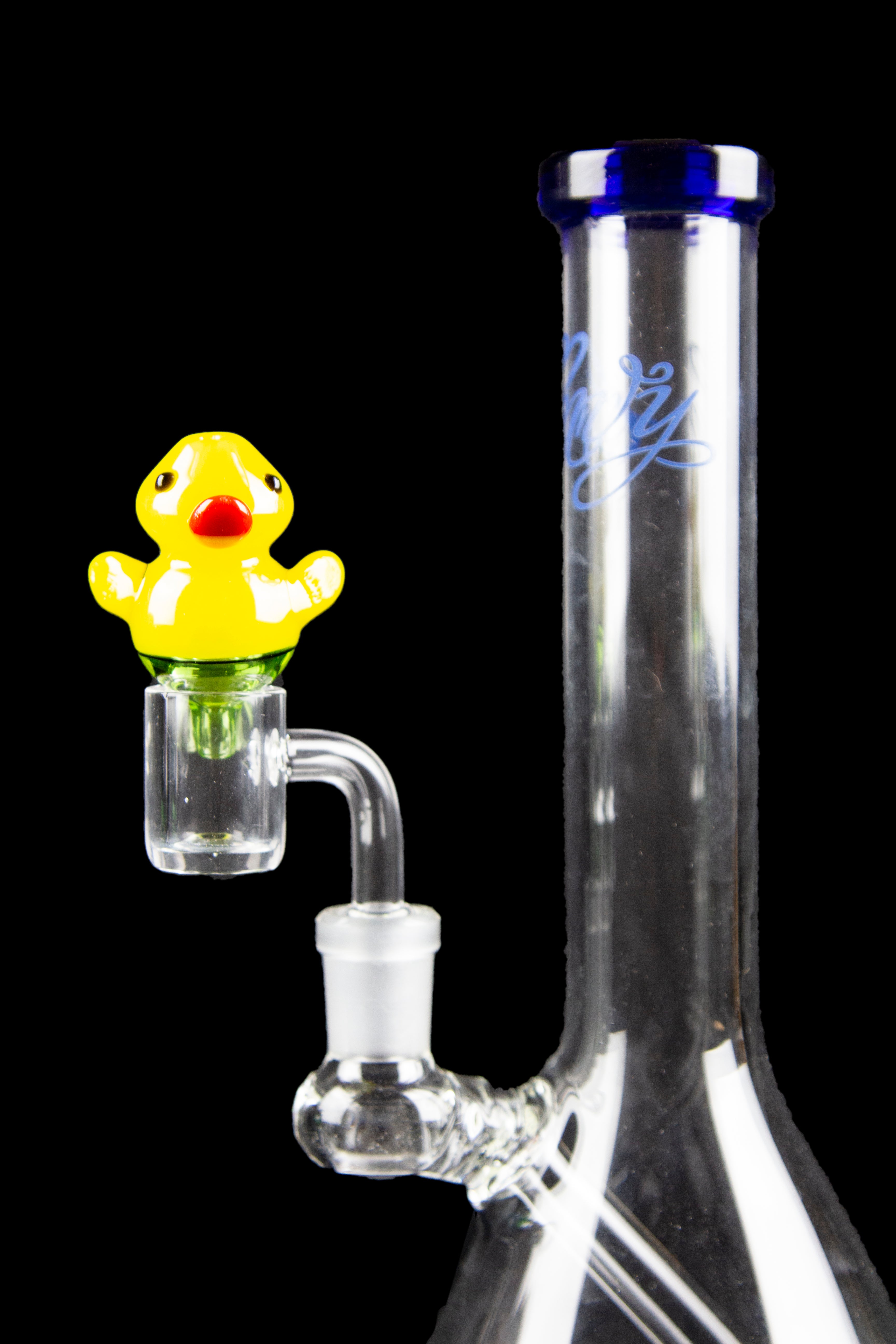 Adorable Ducky Carb Cap with Vibrant Colored Accents