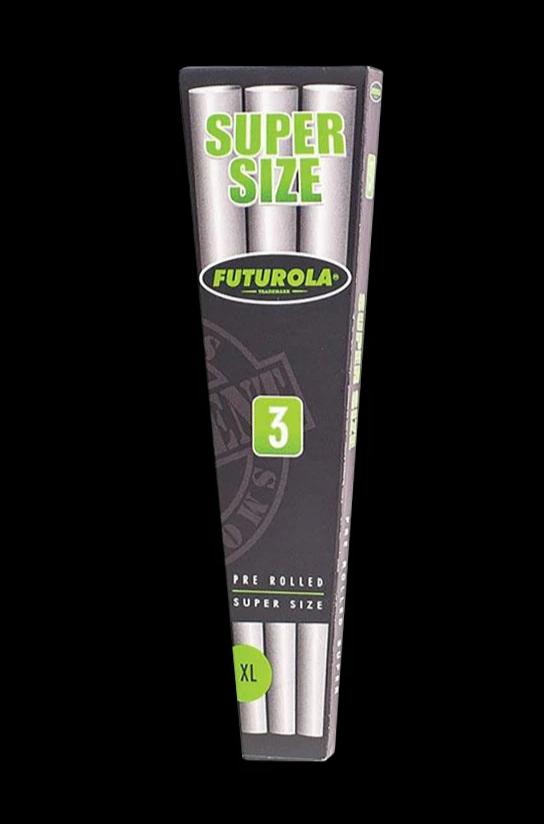 Futurola Super Size Pre-rolled Cones - 3 Pack: Jumbo Smoking Delight