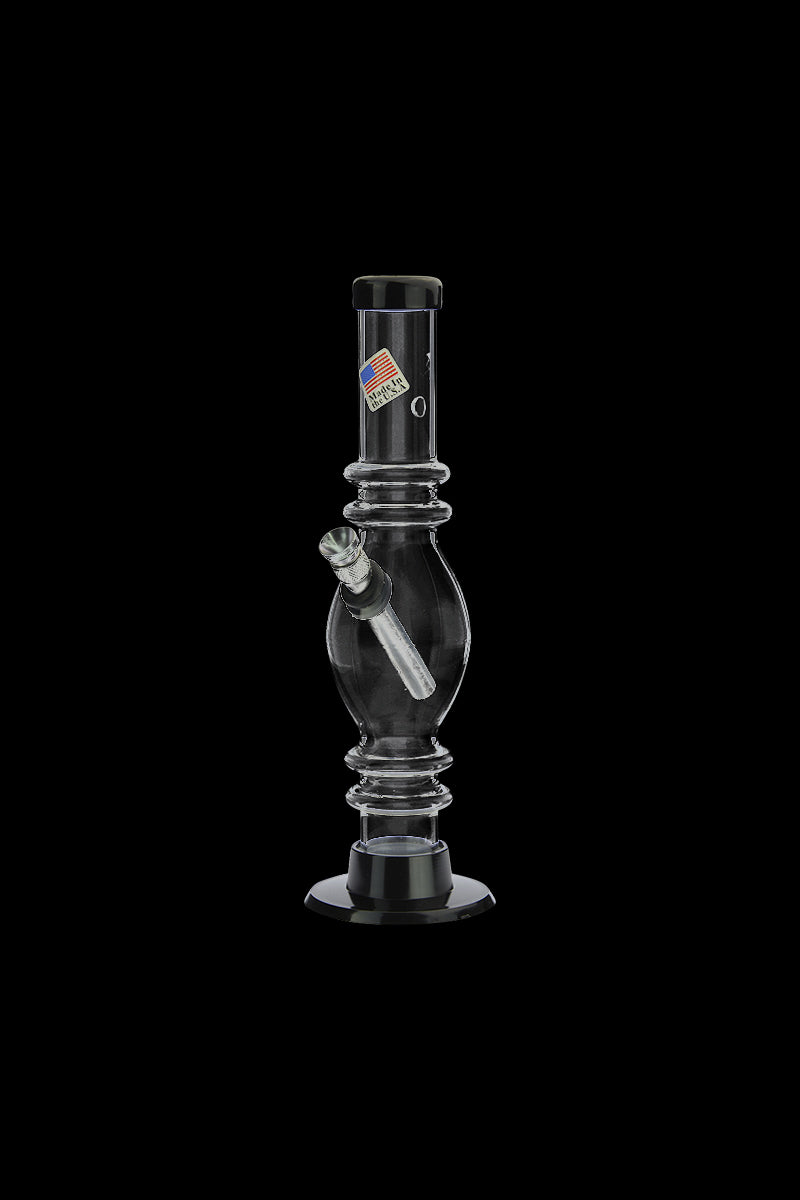 Stunning Clear Acrylic Straight Tube Egg Bong - Ideal for Hits!