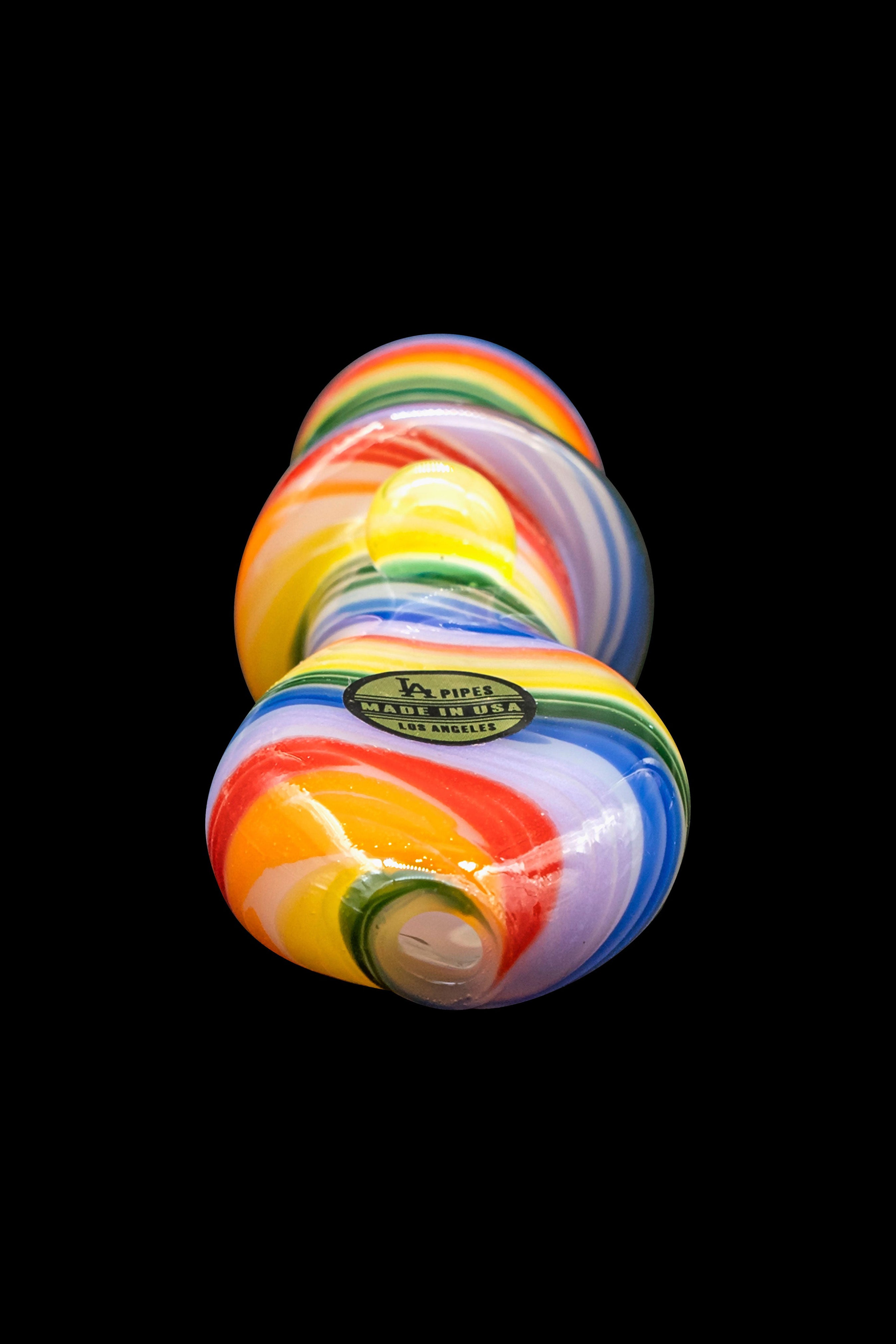 LA Pipes Rainbow Tornado Chillum: A Stunning Smoking Companion