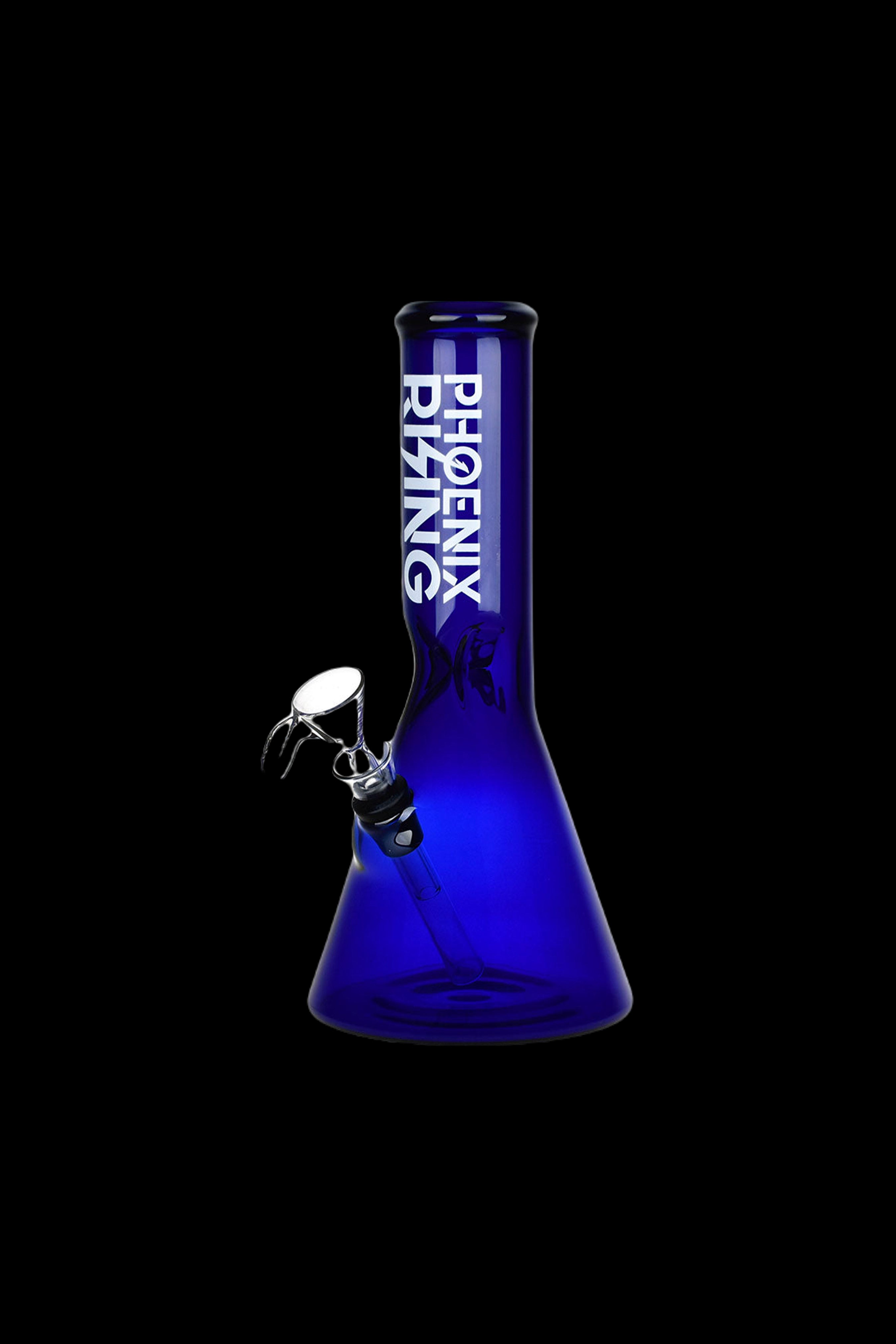 Phoenix Rising Full Color Glass Beaker Water Pipe - A Stunning Smoking Companion