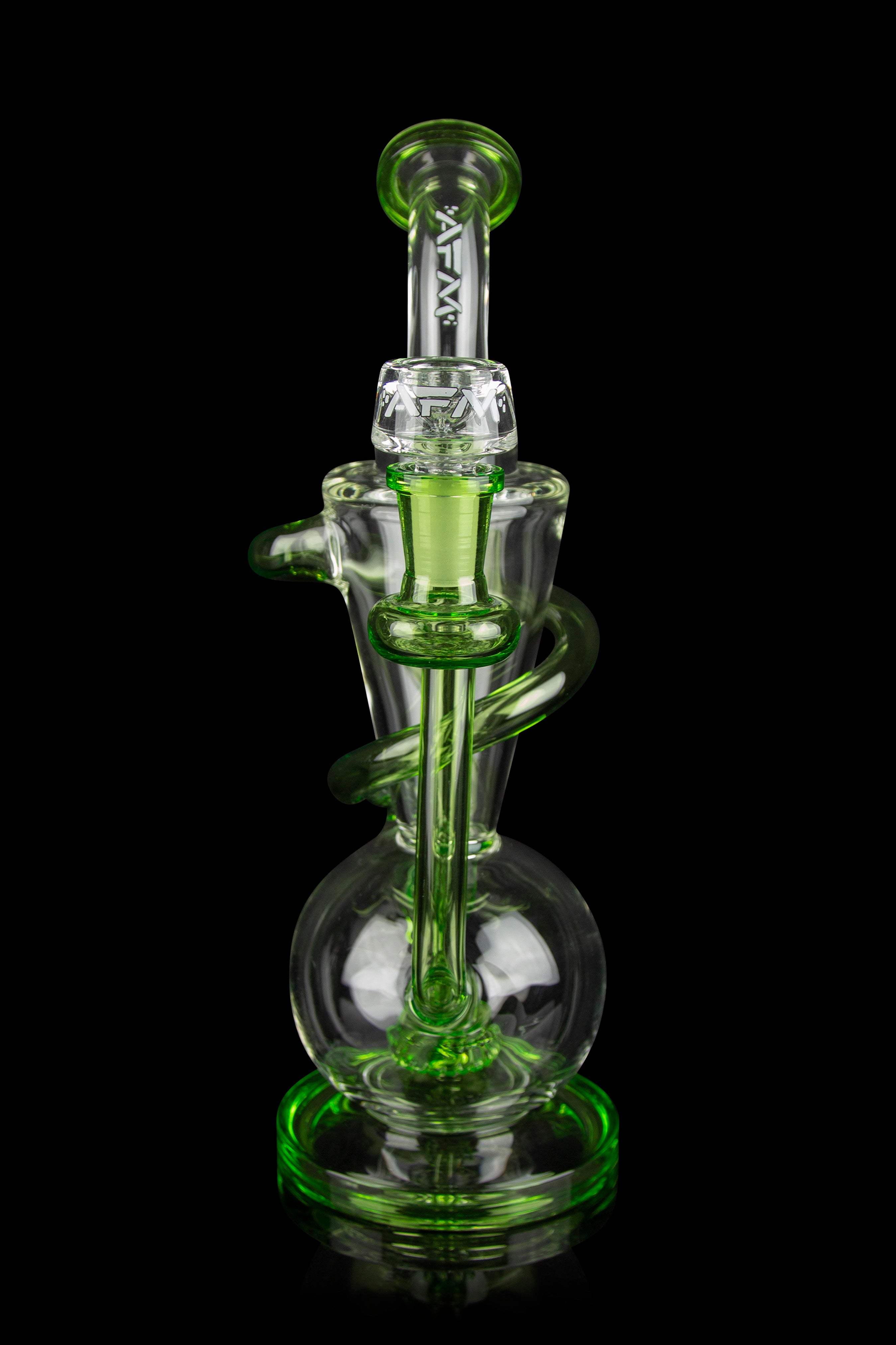 AFM Glass Swirly Wiry Recycler - Elevate Your Smoking Experience