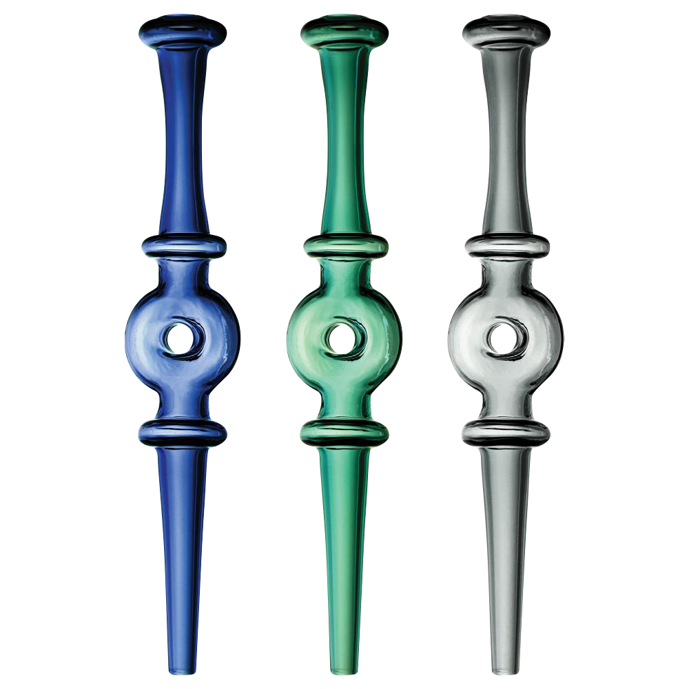Colorful Glass Donut Vapor Straw - The Ultimate On - the - Go Nectar Collector