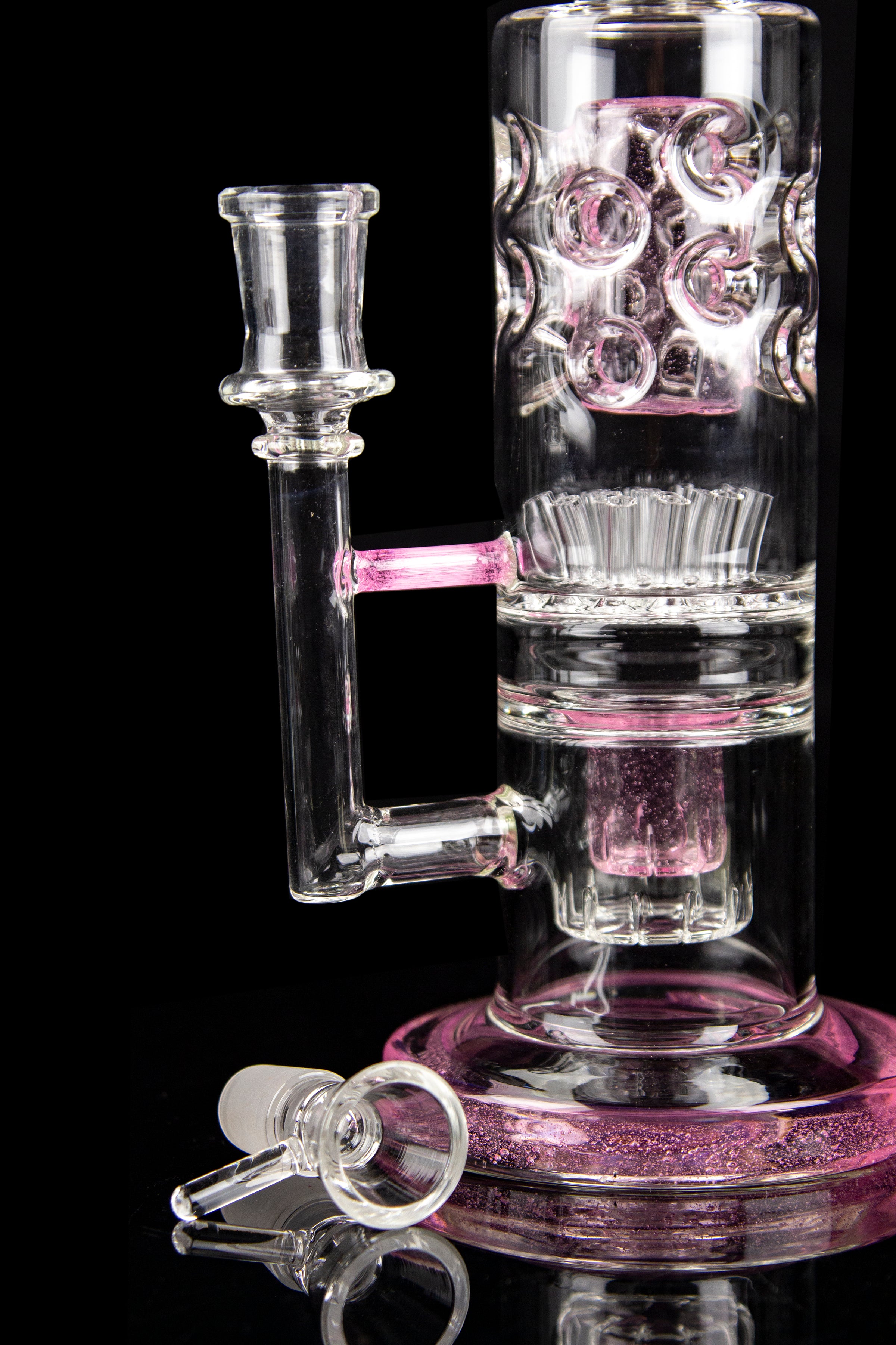BoroTech Glass Midgard: Inverted Showerhead to Sprinkler Perc Water Pipe