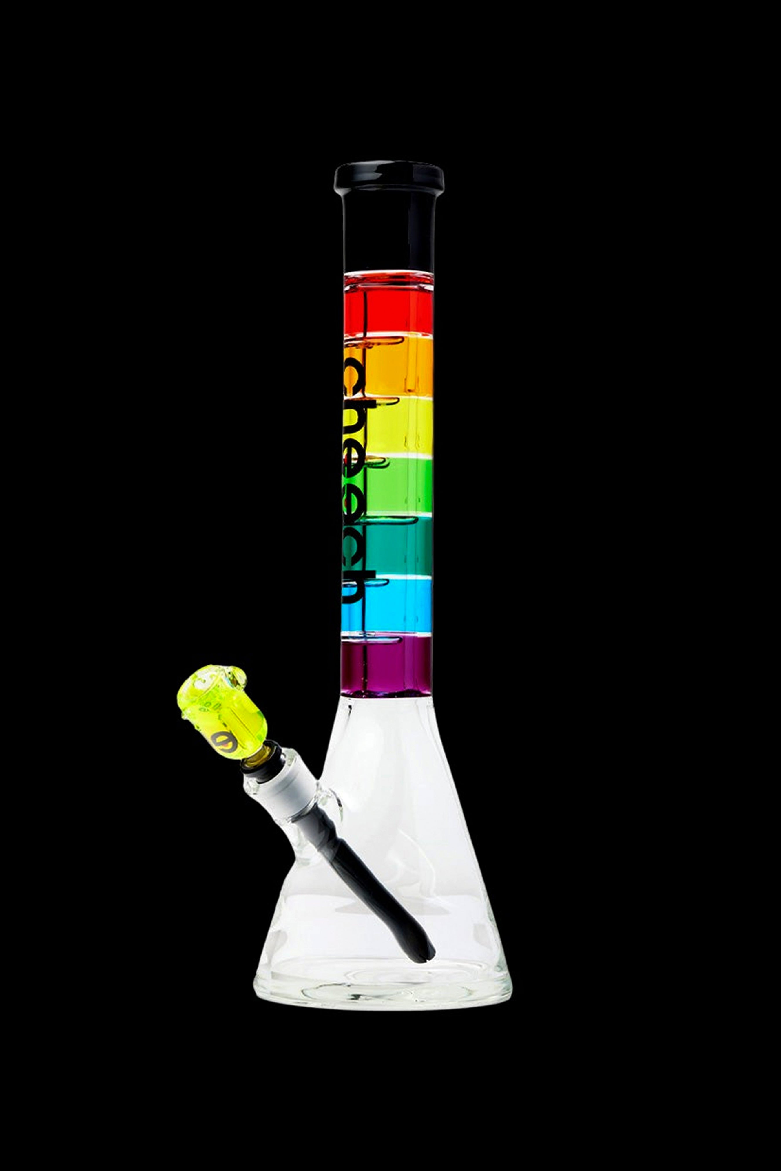 Cheech Glass Rainbow Glycerin Water Pipe - Your Smoking Essential