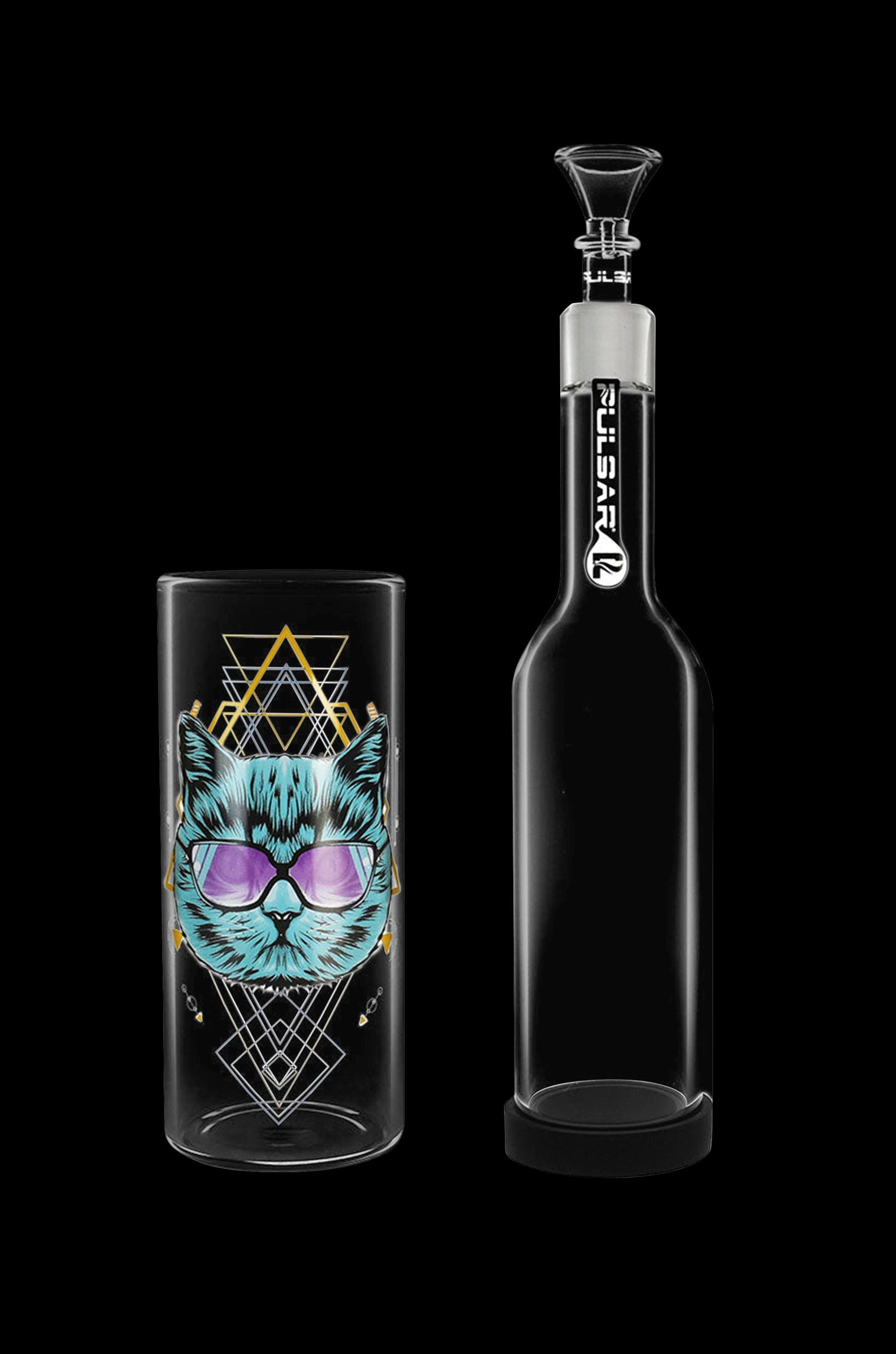 Pulsar's Stunning Sacred Cat Gravity Water Pipe