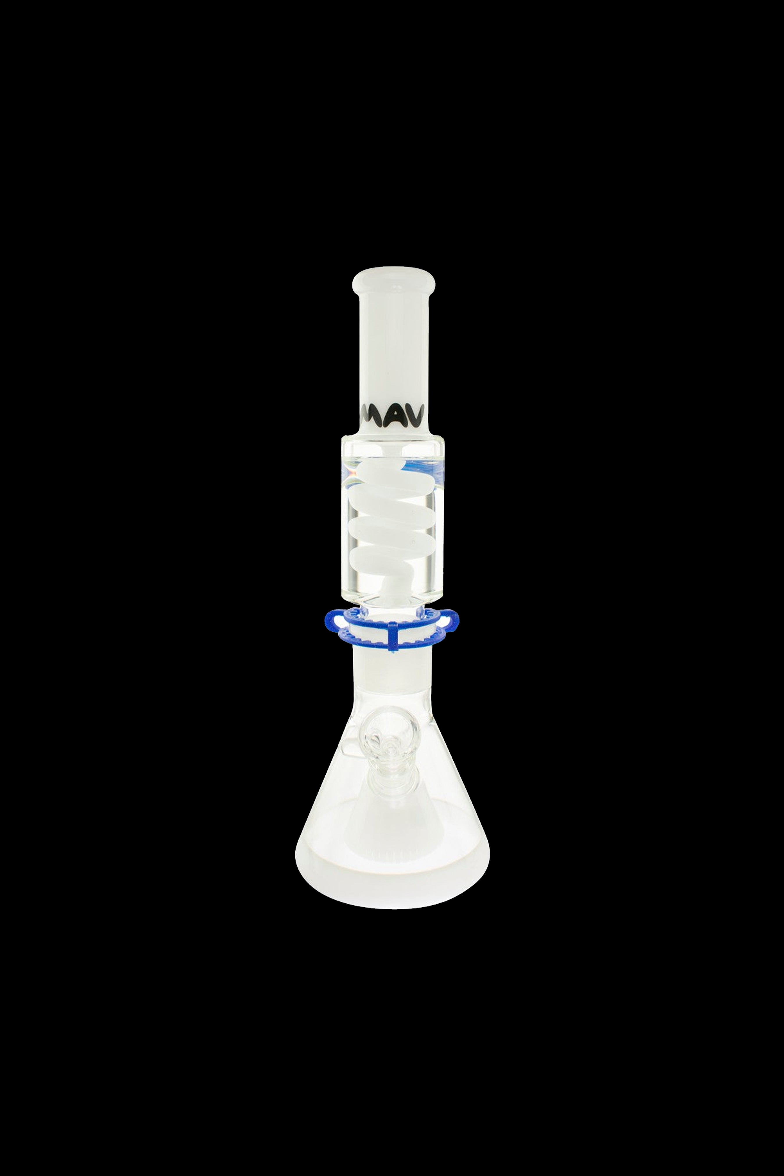MAV Glass Slitted Pyramid Beaker Freezable Coil System - Premium Smoking Experience