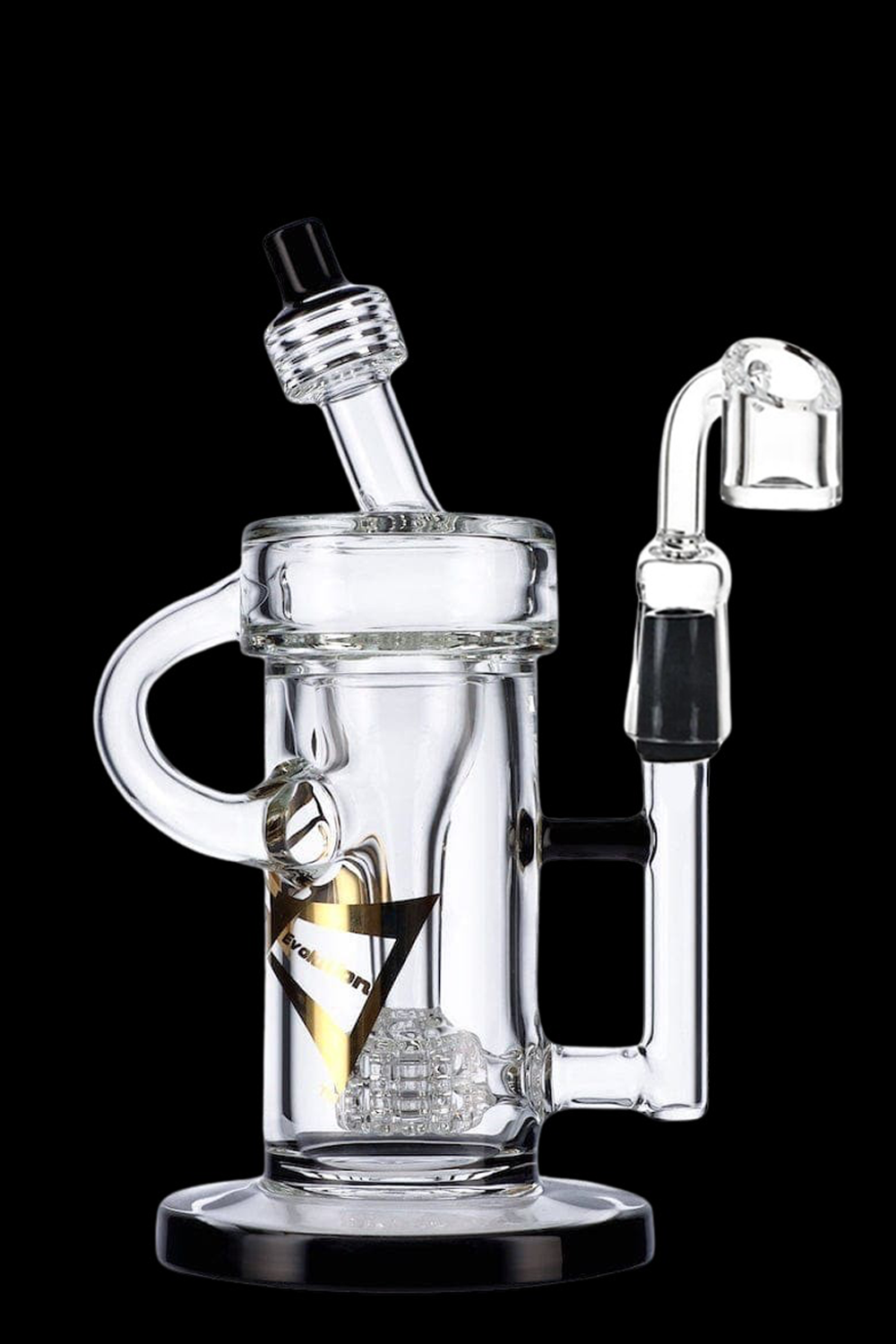 Evolution Hurricane Dab Rig with Barrel Perc - A Smoking Sensation!