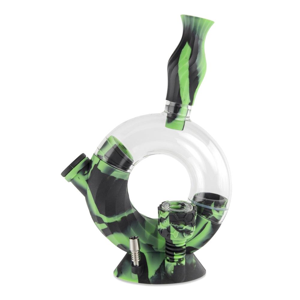 Ooze Ozone 4-in-1 Silicone Hybrid Water Pipe & Dab Straw