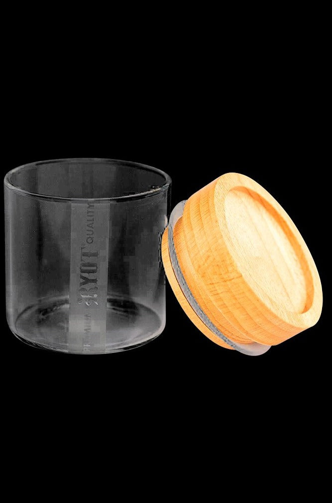 RYOT Clear Glass Herb Storage Jars - Ideal for On - the - Go!