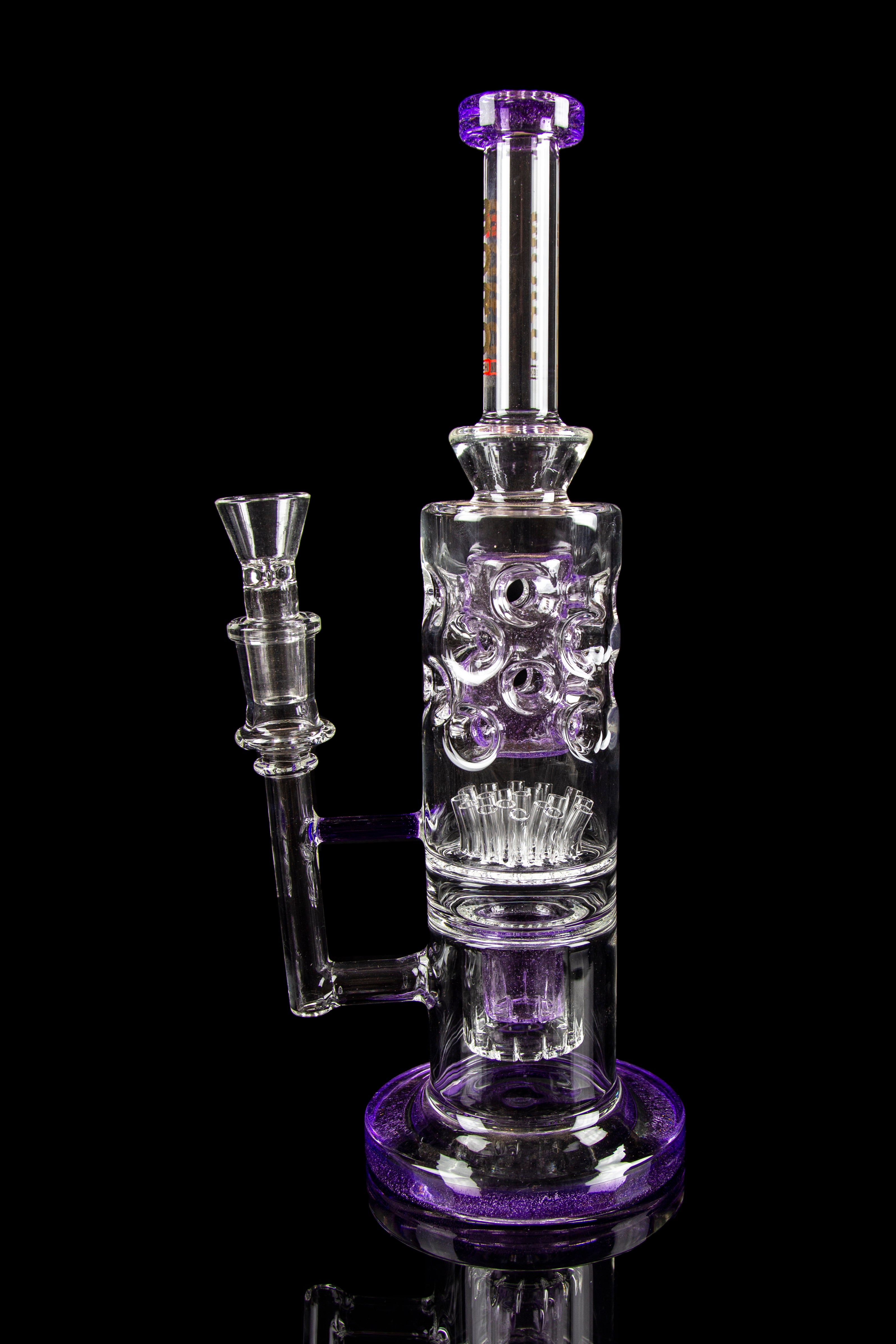 BoroTech Glass Midgard: Inverted Showerhead to Sprinkler Perc Water Pipe