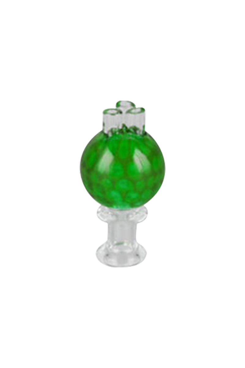 Colorful Honeycomb Triple Stem Bubble Carb Cap - Elevate Your Dabbing!