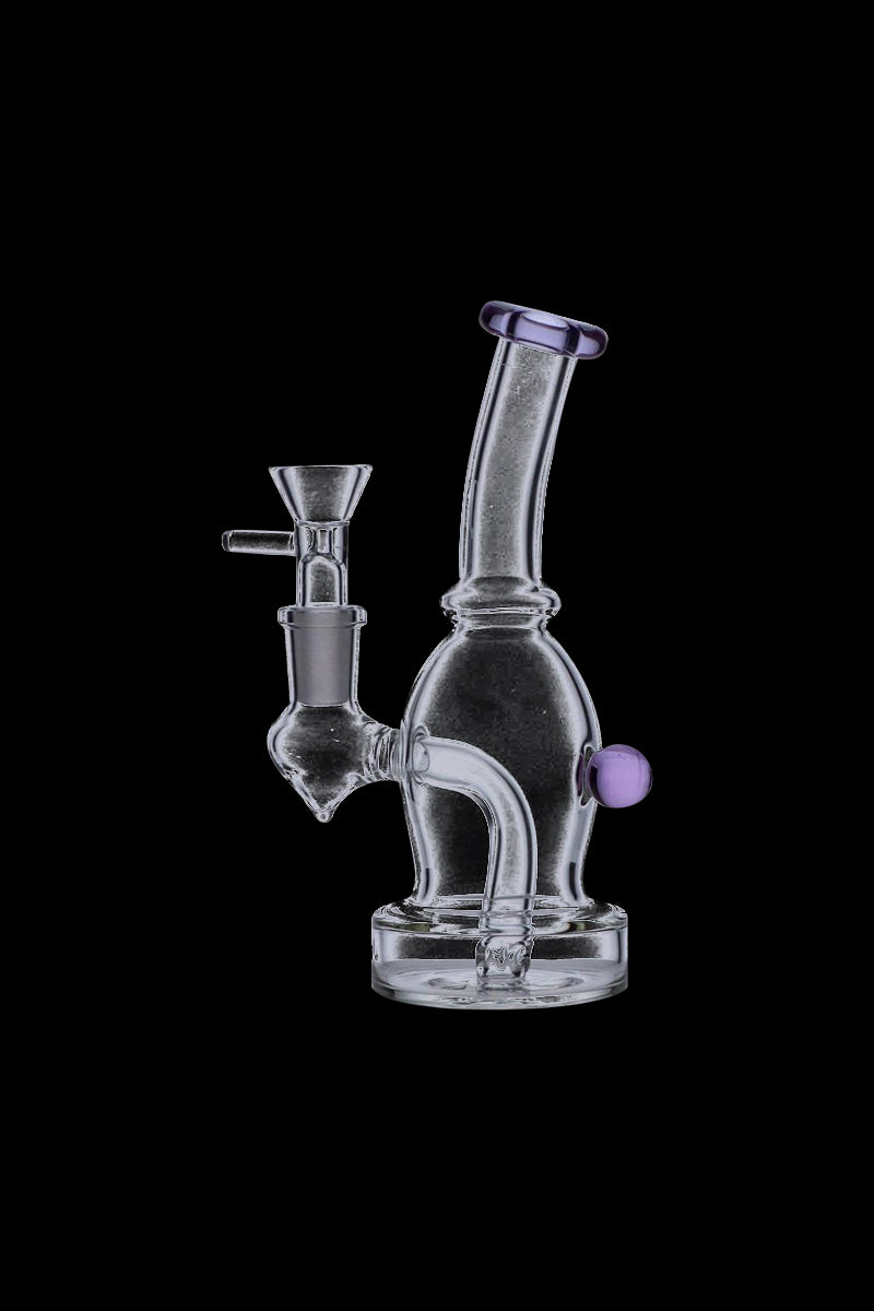 5.5-Inch Glass Bubbler with Fixed Diffuser - A Mini Marvel!