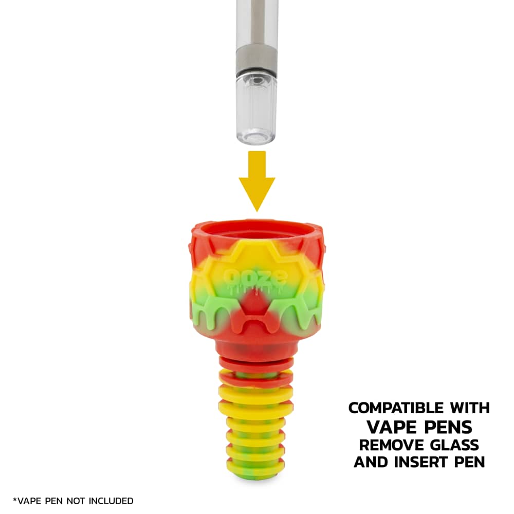Ooze Ozone 4-in-1 Silicone Hybrid Water Pipe & Dab Straw