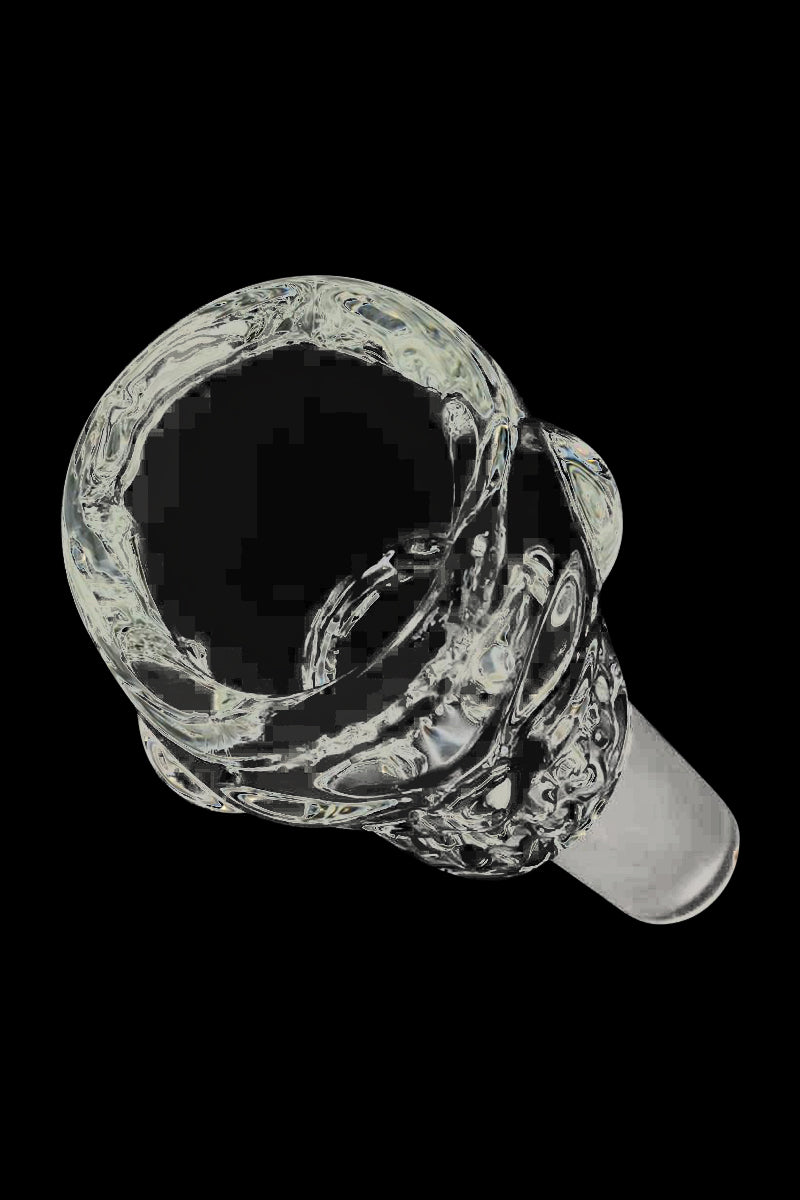 Stunning Clear Glass Skull Bowl