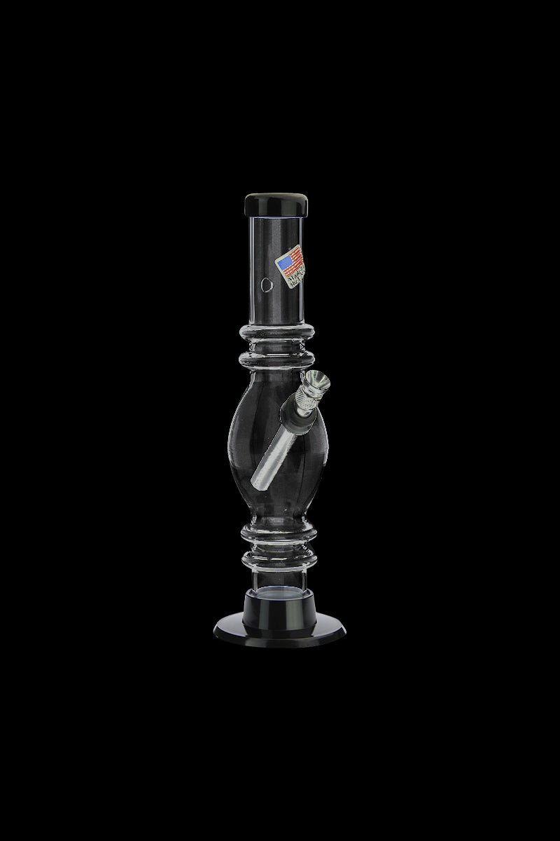 Stunning Clear Acrylic Straight Tube Egg Bong - Ideal for Hits!