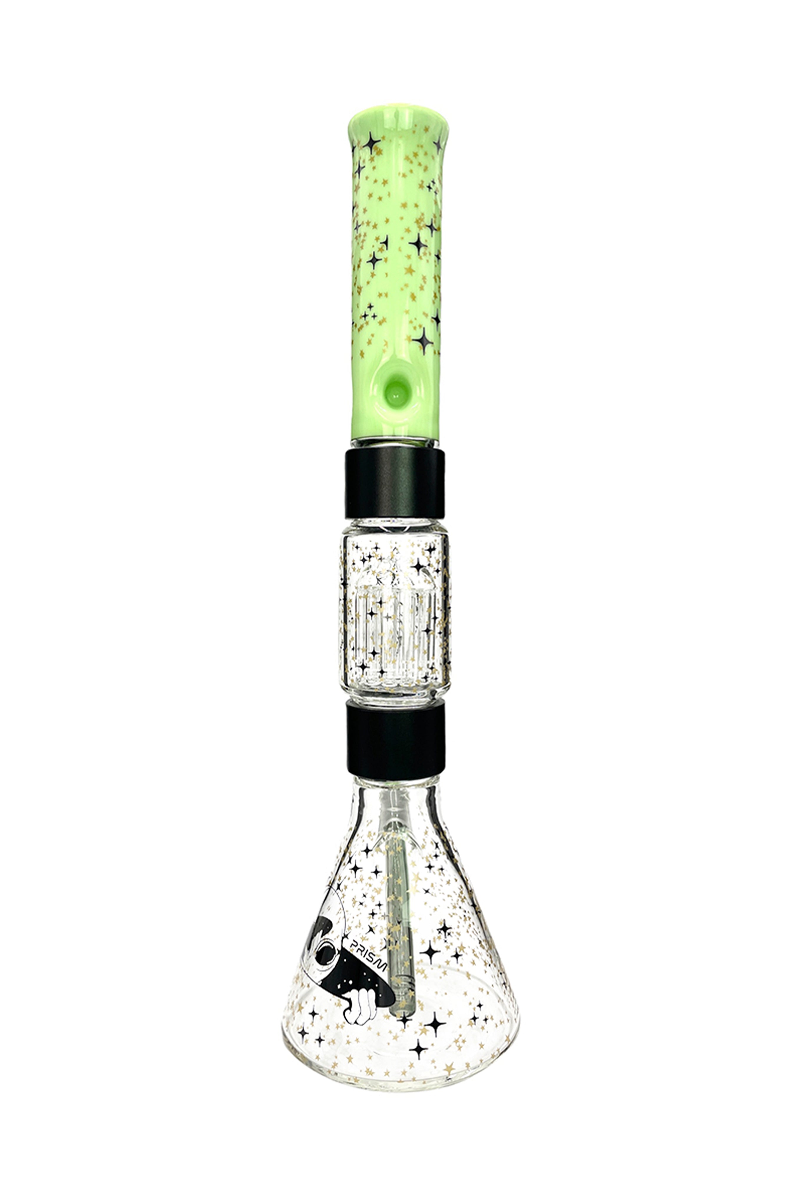 Prism's Enchanting Halo Spaced Out Double Stack Modular Bong