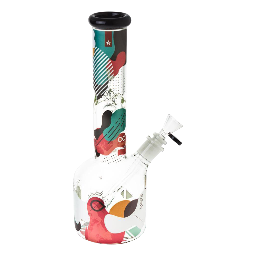 Famous Brandz Aquarius 12-Inch Stunning Glass Water Bong