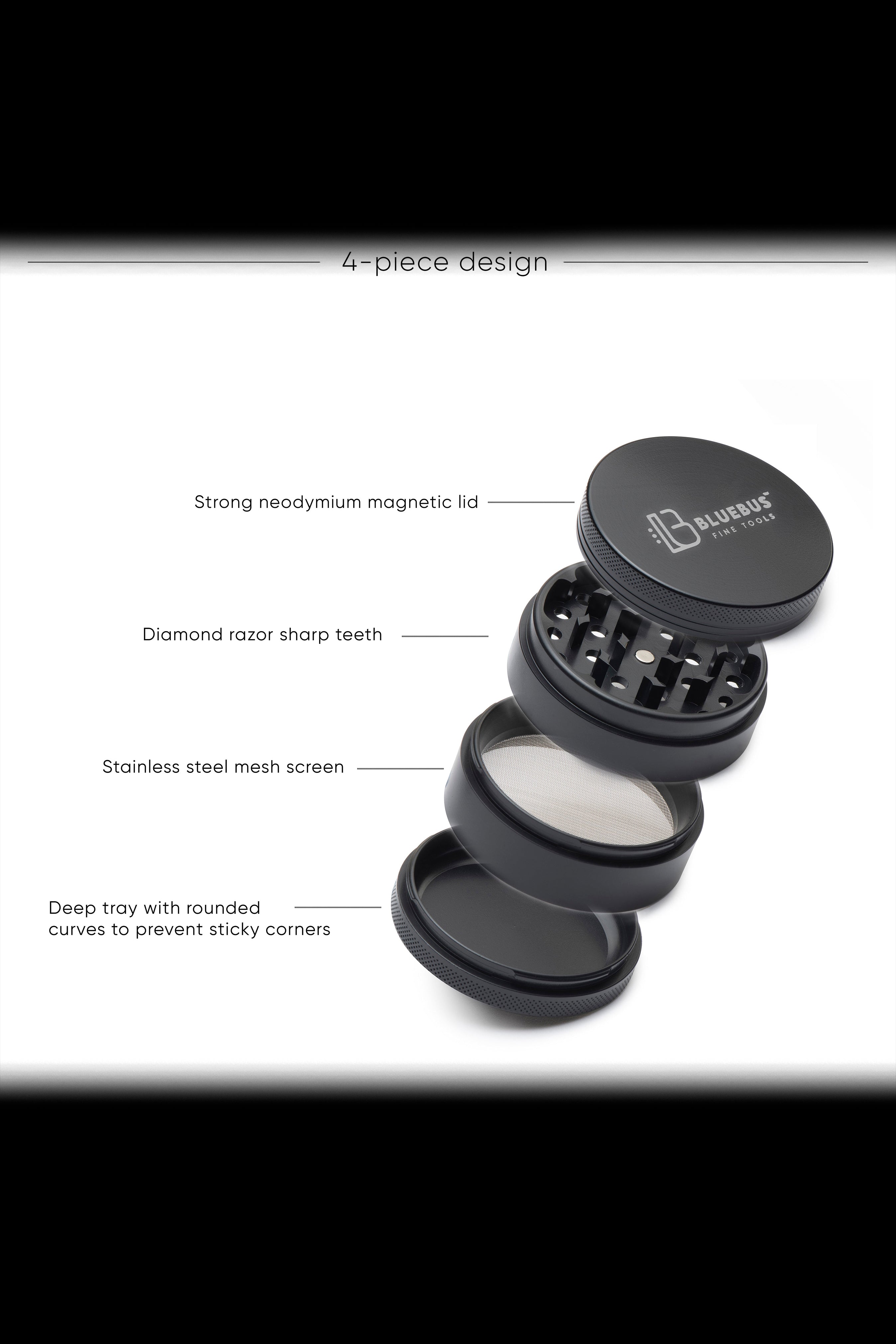 Blue Bus Fine Tools GC Premium Ceramic Herb Grinder - The Ultimate Spice Grinding Solution