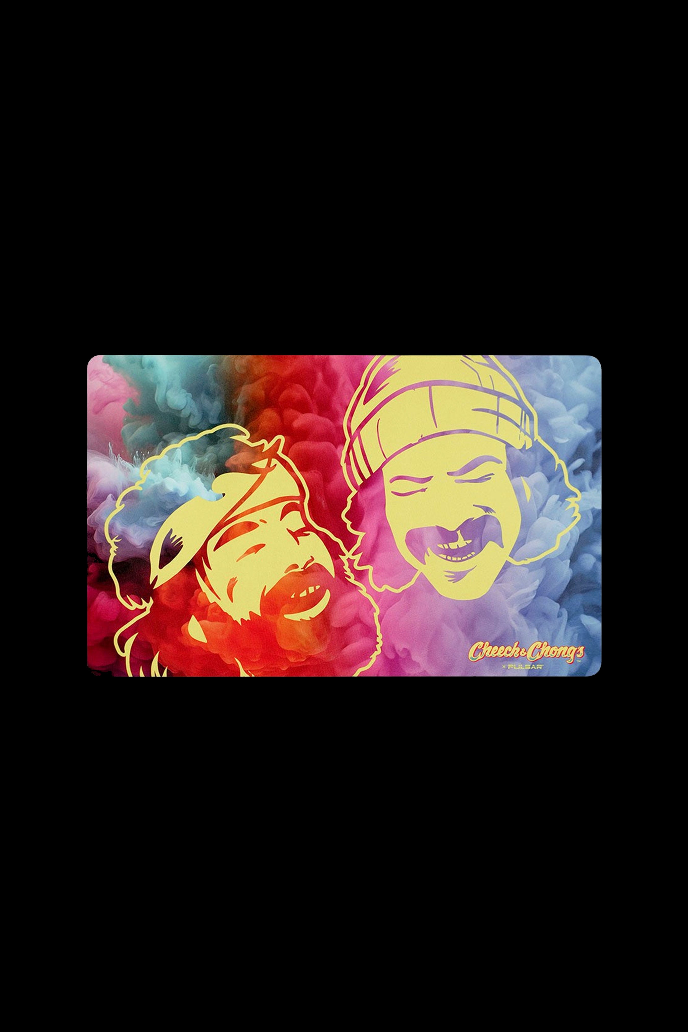Cheech & Chong's x Pulsar Rectangle DabPadz - Stunning Smoke Design