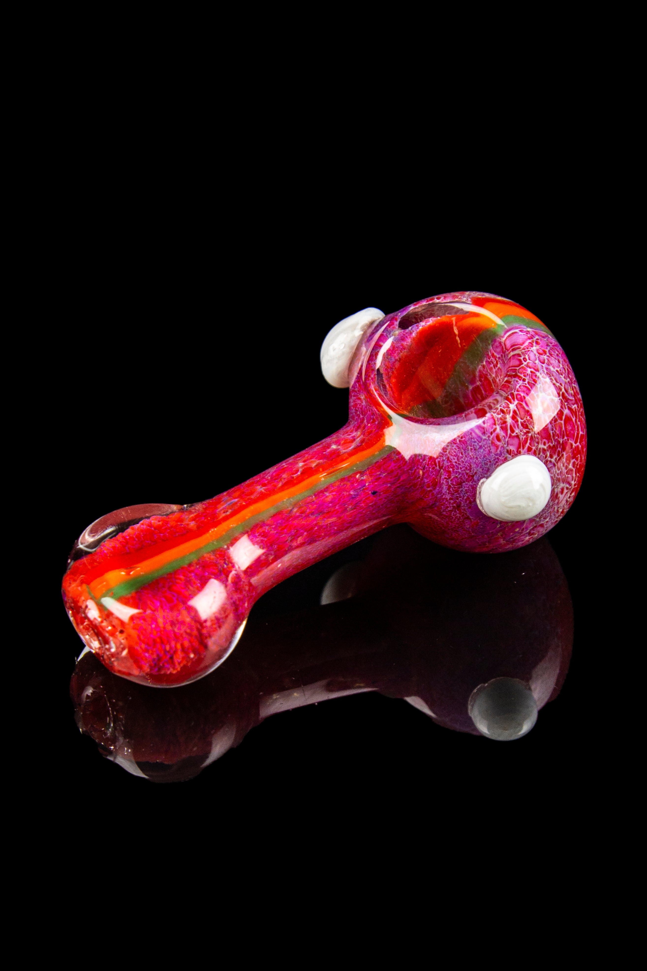 Stunning Striped Frit Hand Pipe