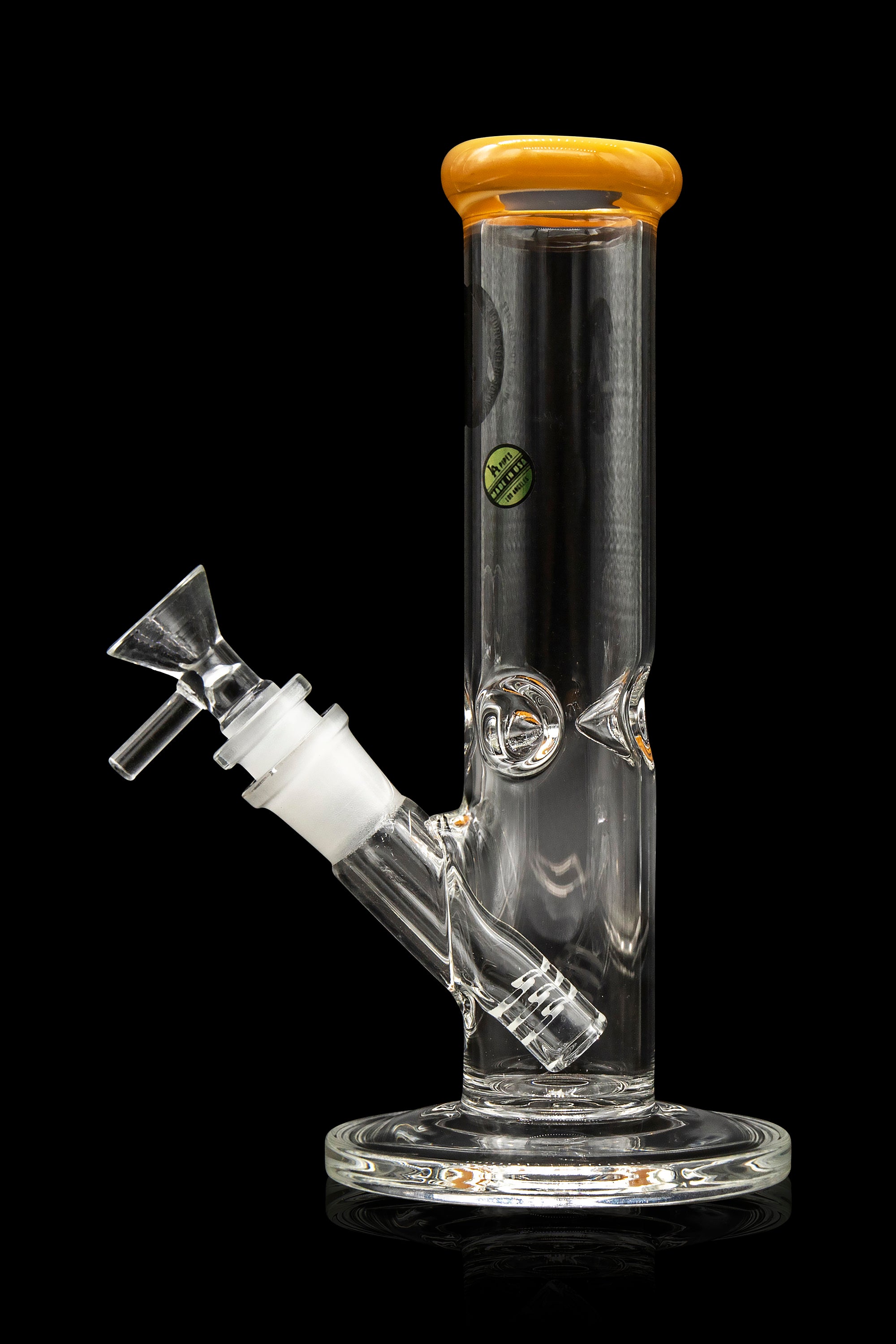 LA Pipes Borosilicate Glass Straight Tube Bong - A Timeless Classic