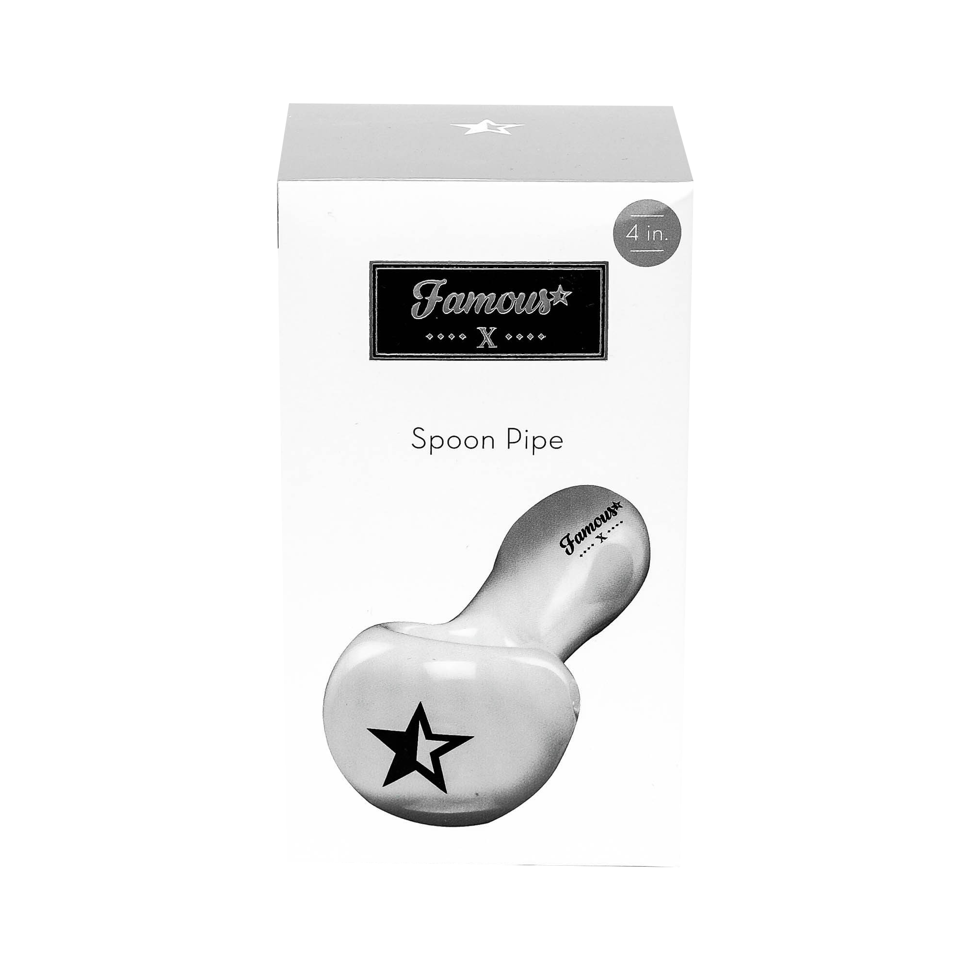 Famous X Premium Spoon Hand Pipe - Your On - the - Go Smoking Essential