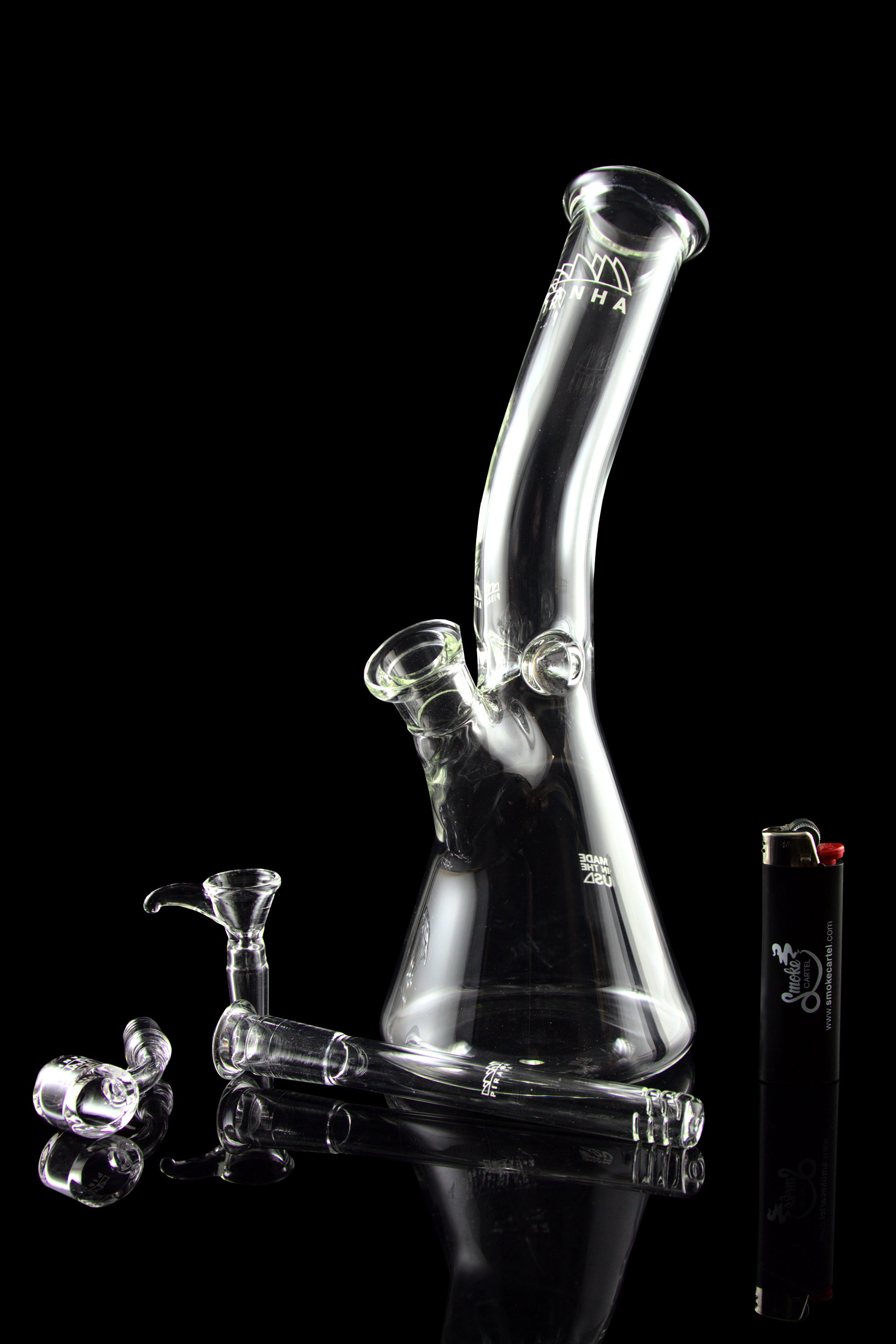 Piranha Premium Glass Beaker Bong Kit - Your Ultimate Smoking Companion