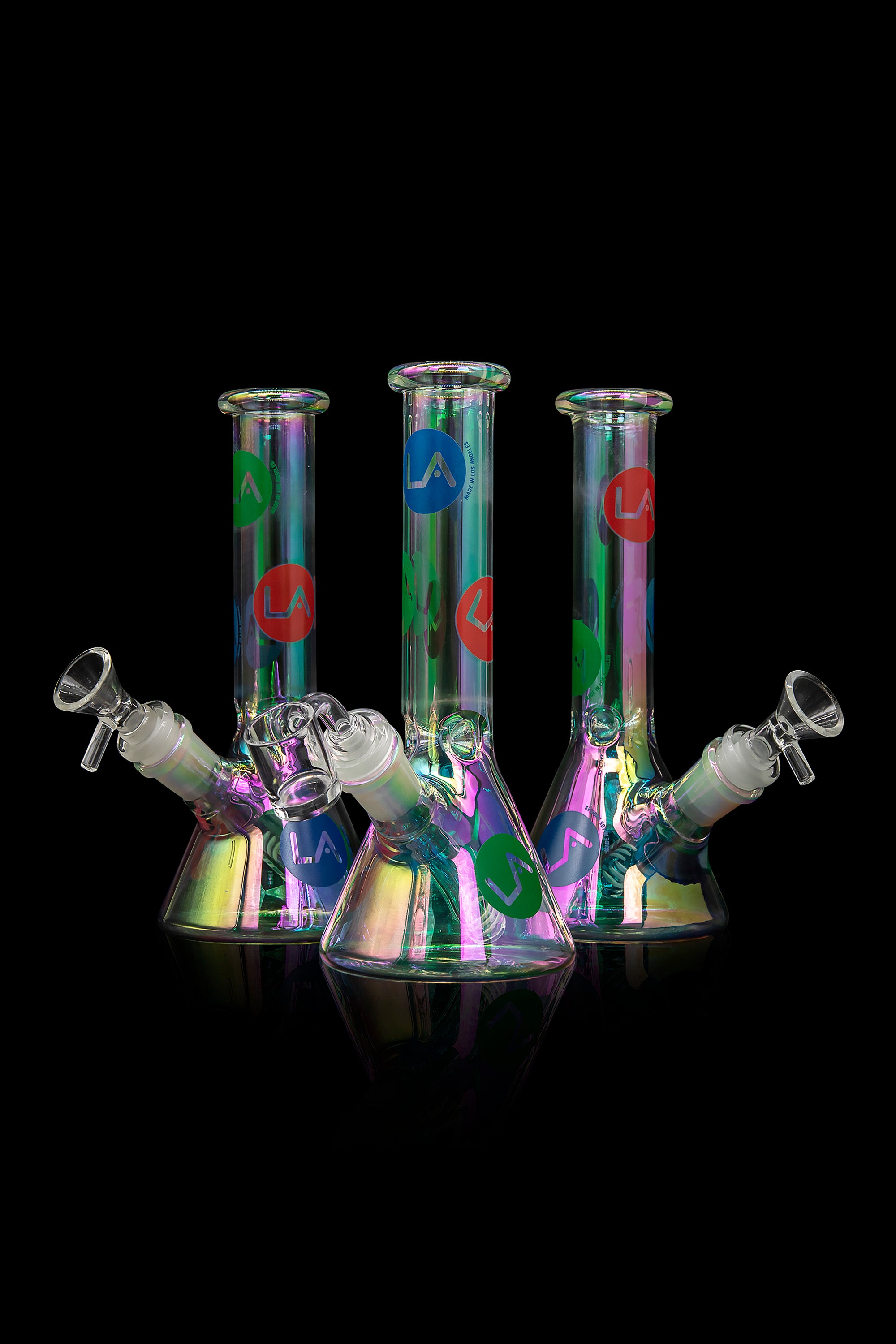 LA Pipes Limited Edition 8-Piece Iridescent Disco Beaker Set: A Groovy Retro Delight