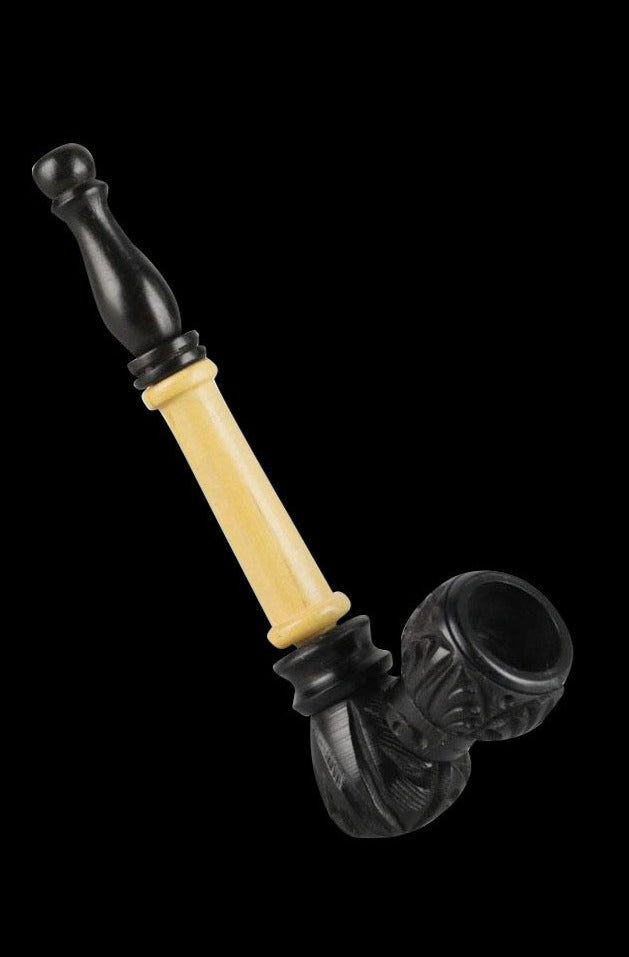 Exquisite Multi - Wood Carved Sherlock Pipe