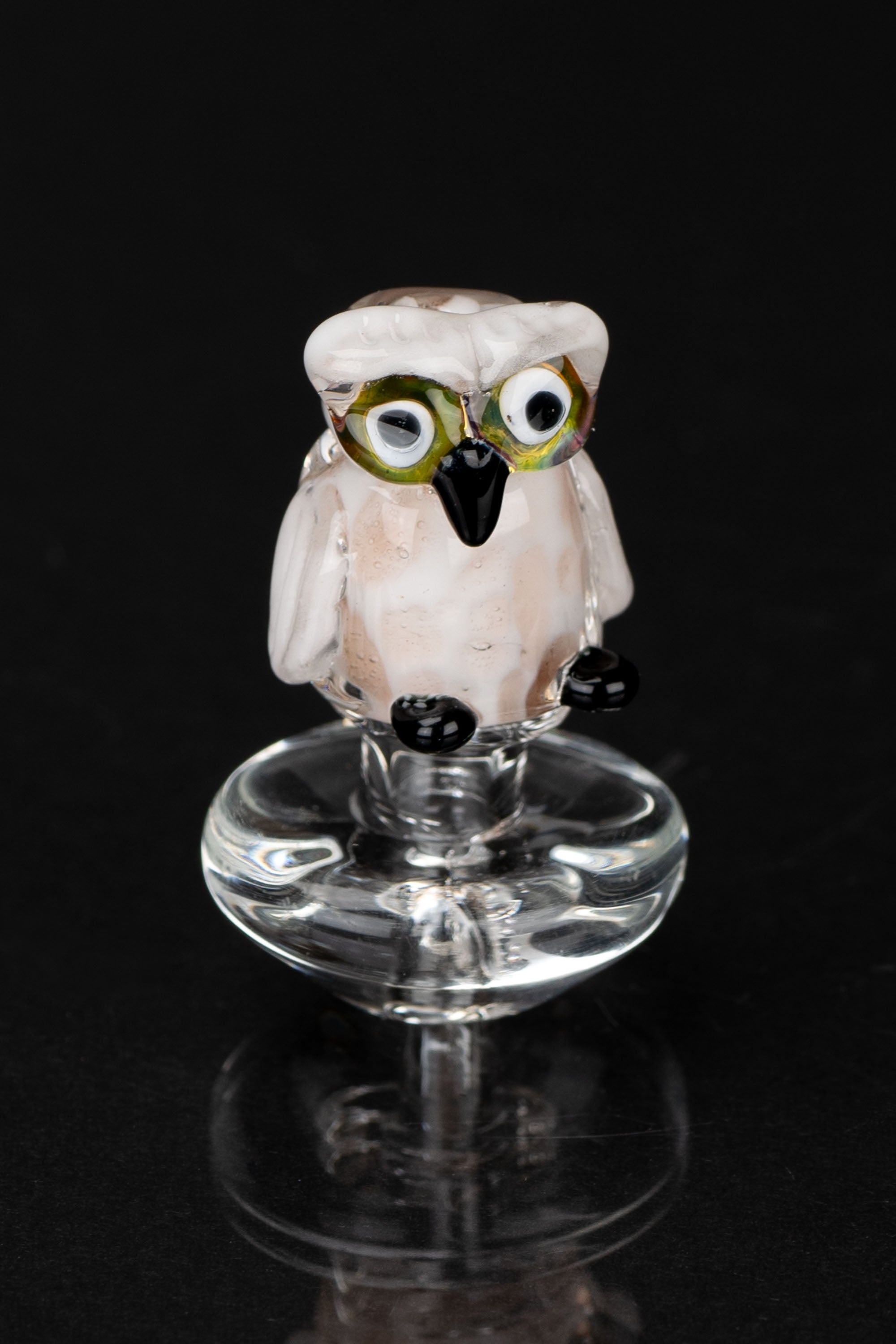 Empire Glassworks Owl-Inspired Puffco Peak Carb Cap - A Must-Have!