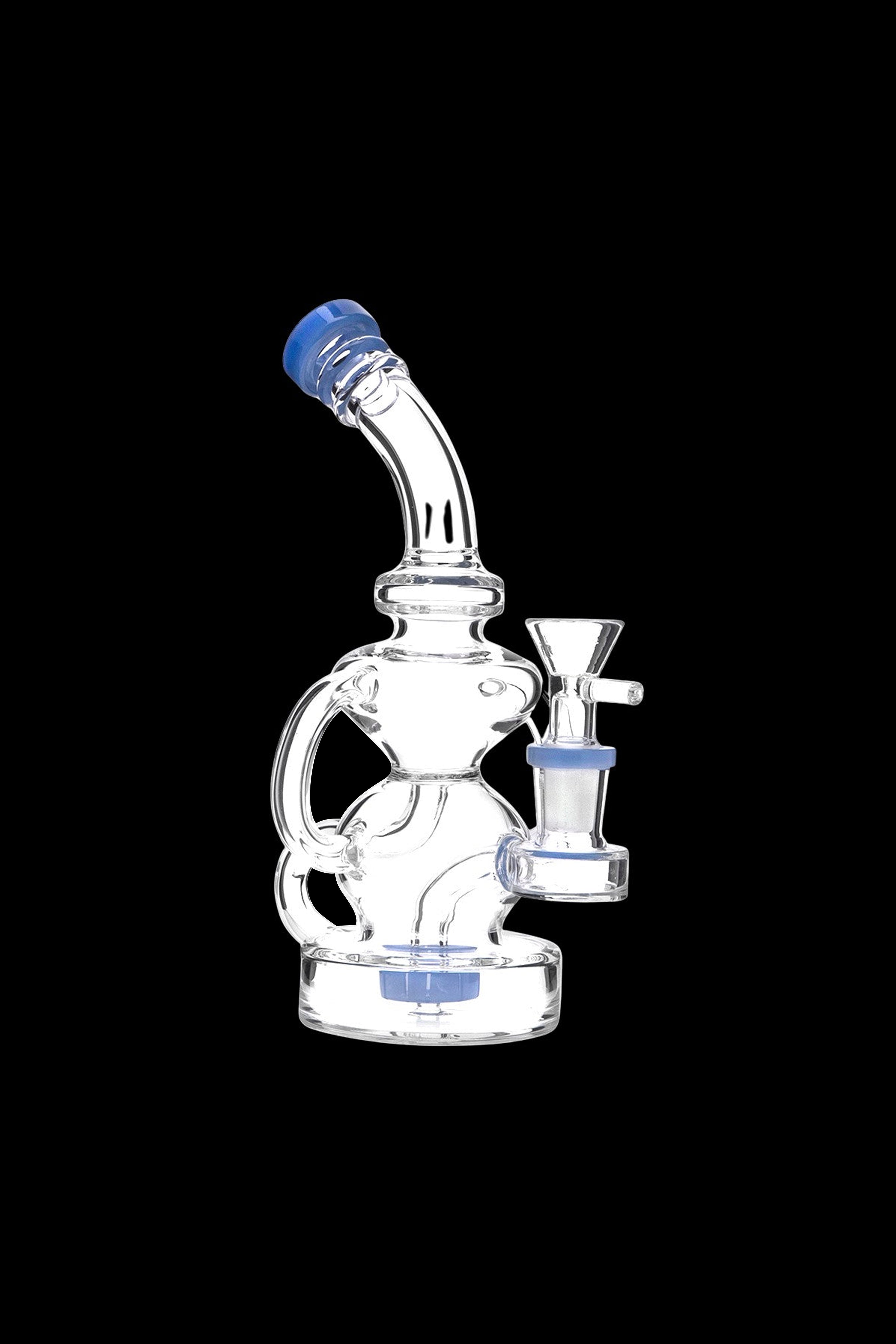 HB King Hourglass Tubed Perc Water Pipe - A Must - Have Smoking Companion