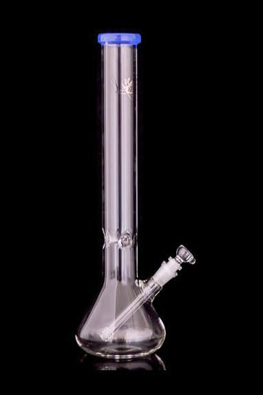 Envy Glass 18-Inch Stylish Beaker Bong with Colored Mouthpiece