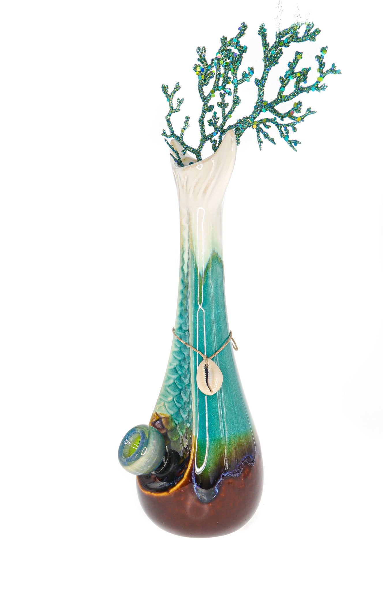 Enchanting Mermaid Water Pipe - My Bud Vase