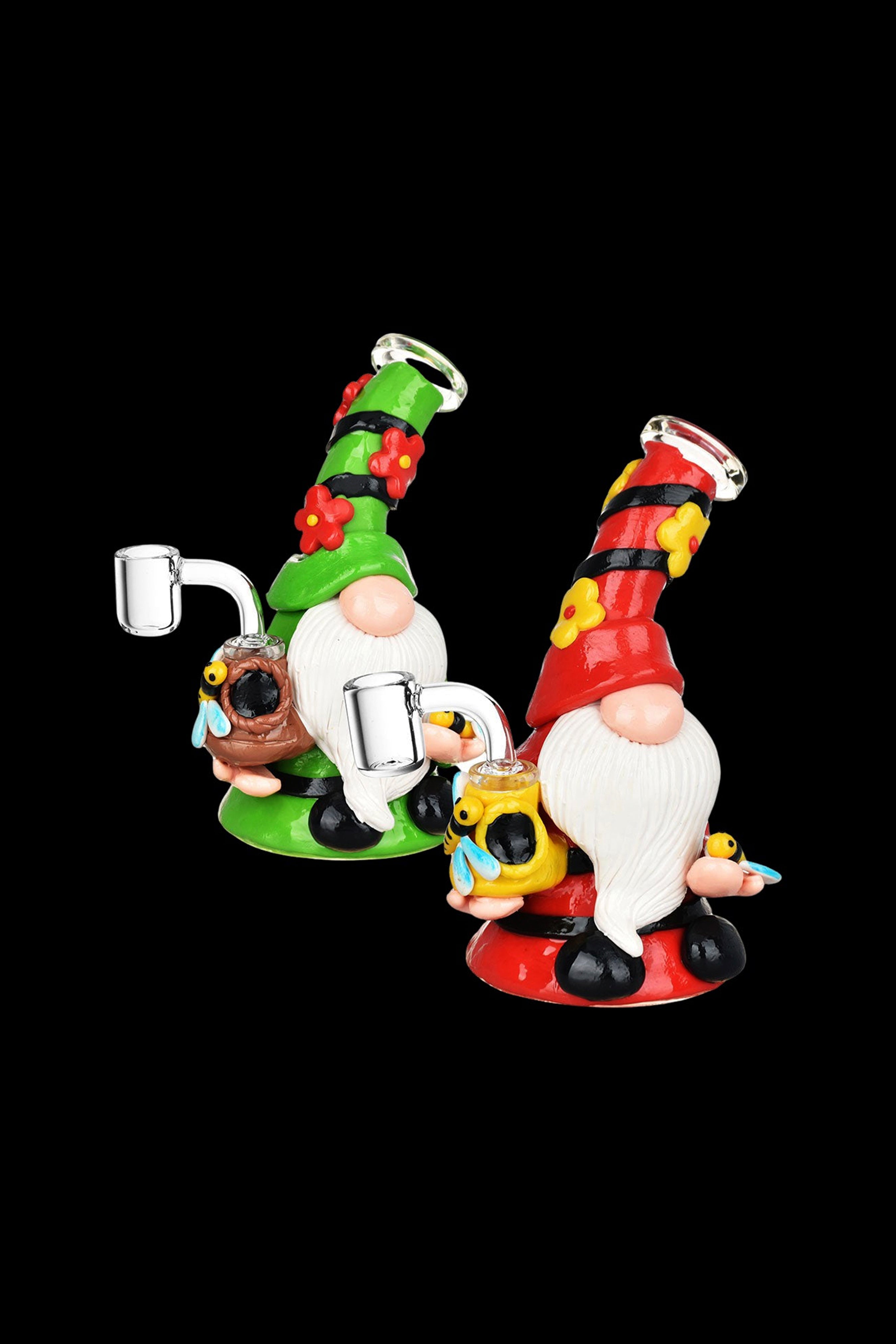 Magical Flower Gnome Glass & Enamel Dab Rig - A Must - Have!