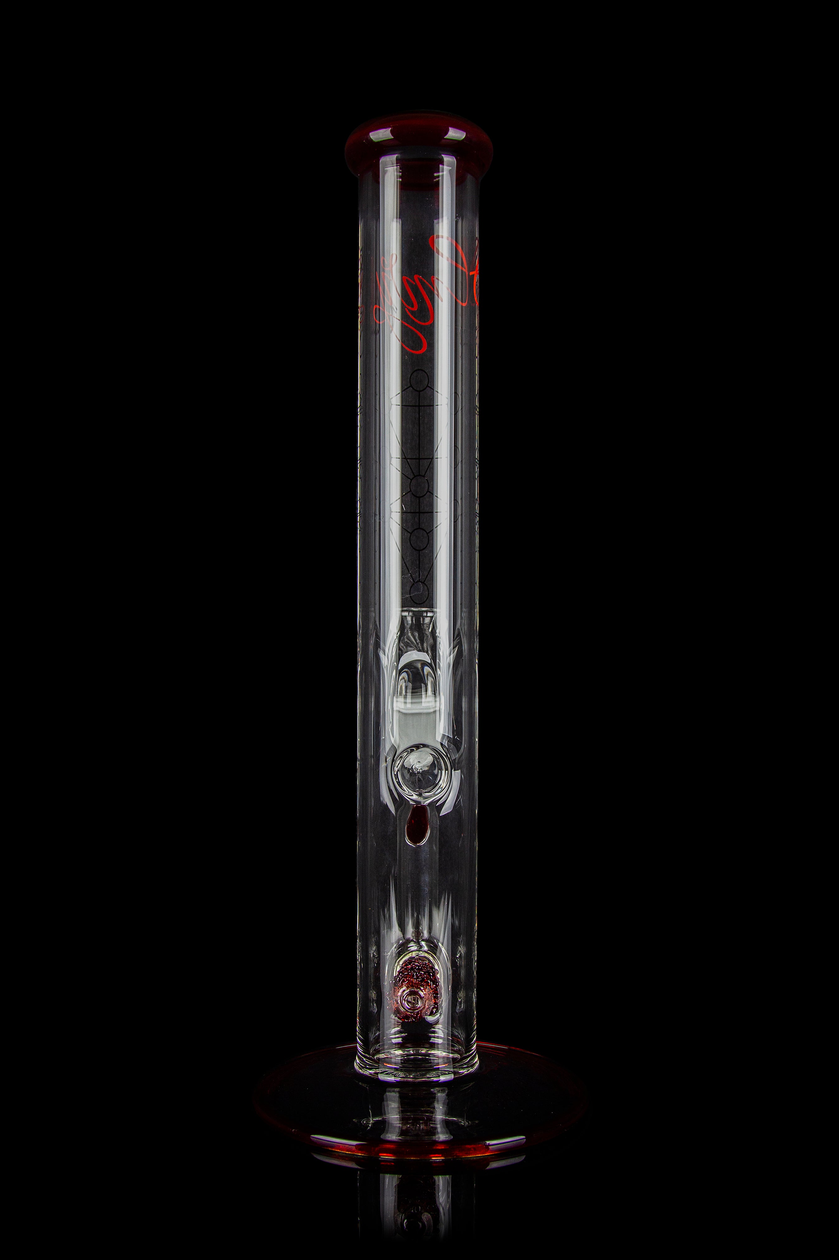 Envy Glass 17-Inch Pop Rocks Perc Straight Tube: A Sparkling Bong Experience