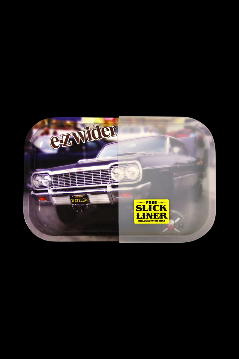 E-Z Wider Dual-Purpose Rolling Tray with Slick Silicone Liner