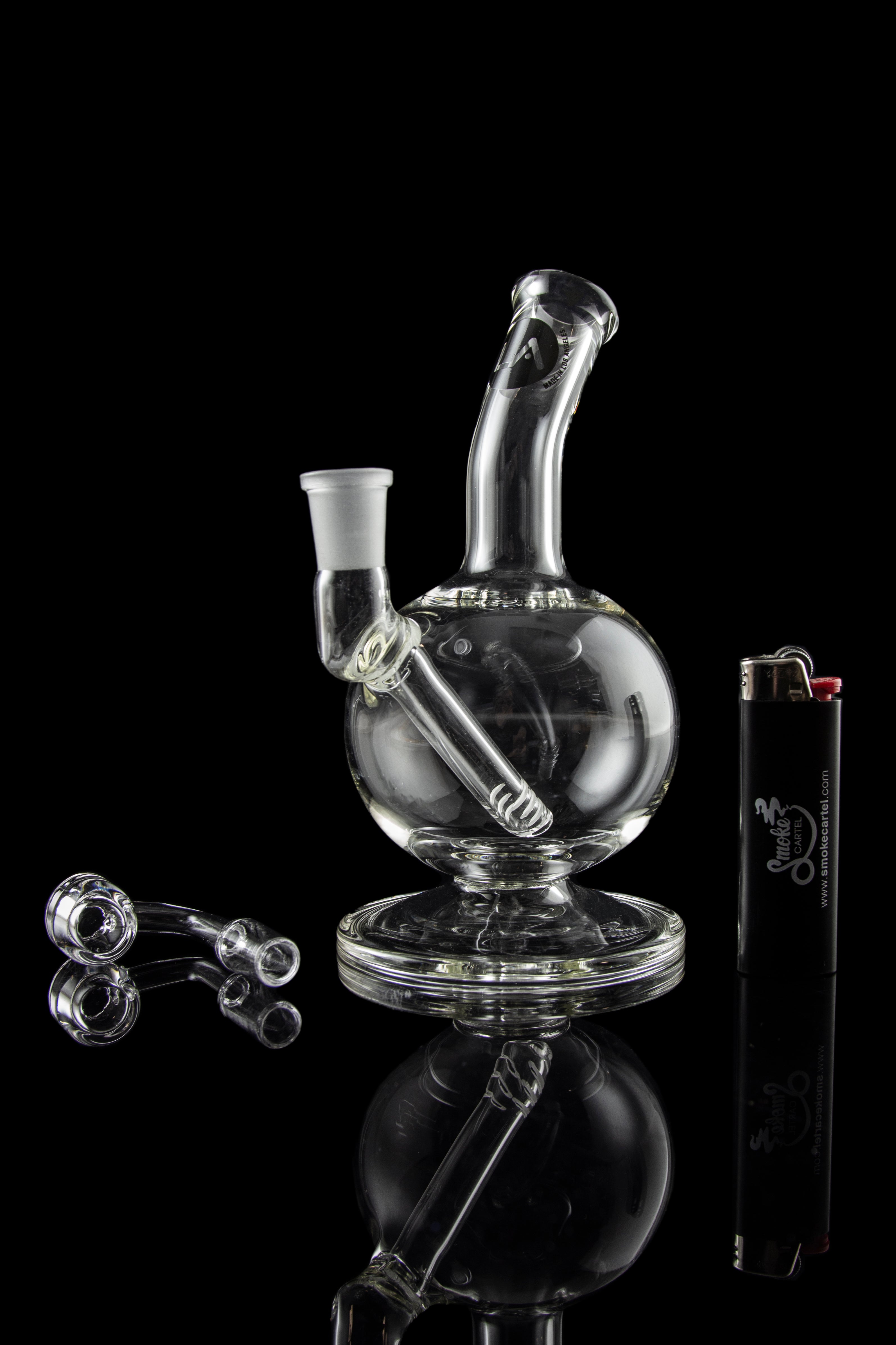LA Pipes Premium Bubble Concentrate Rig with Fixed Downstem