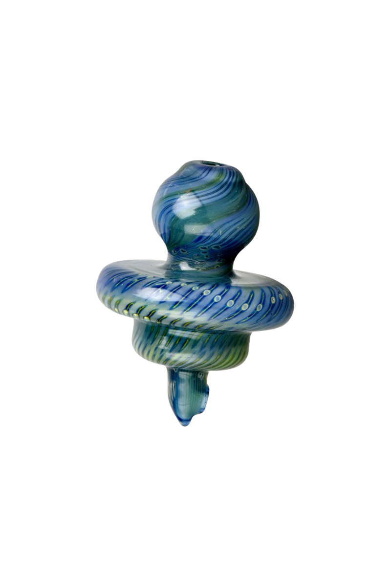 Stunning Feathered Vortex Swirl Nipple Carb Cap