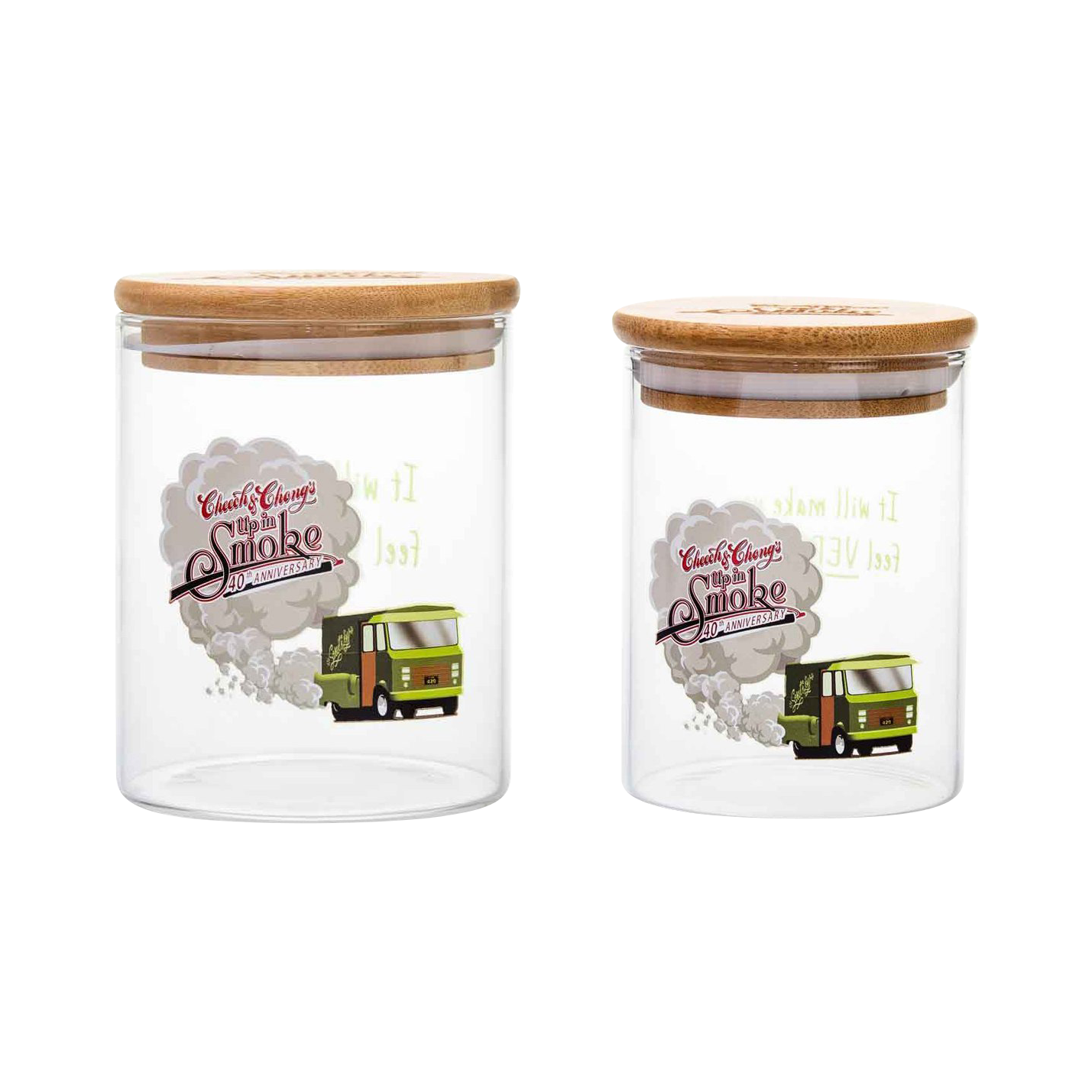 Cheech & Chong's Iconic Green Van 40th Anniversary Stash Jar - A Must-Have for Fans!