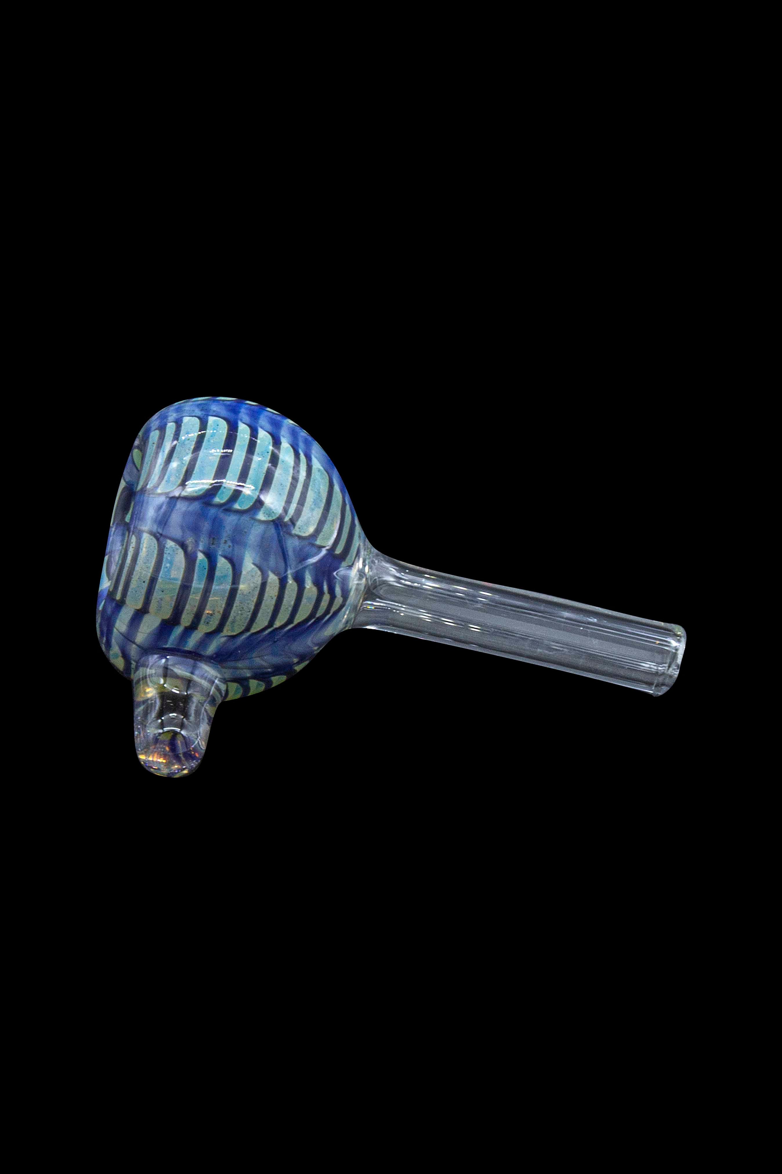 LA Pipes Colorful Raked Bubble Pull - Stem Slide Bowl - A Stunning Addition!