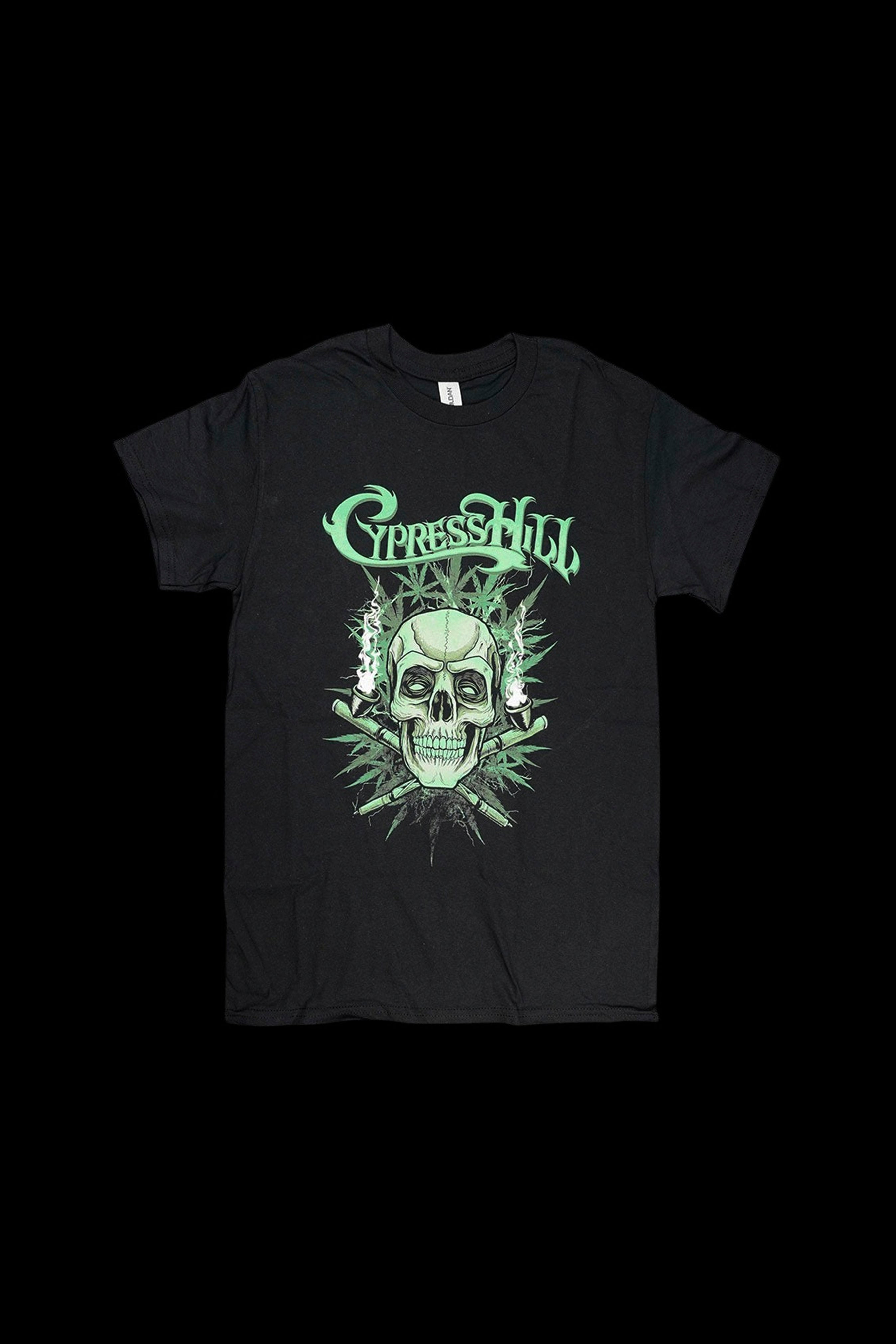 Brisco Brands' Stunning Cypress Hill Skull T-Shirt - Grab Yours Now!