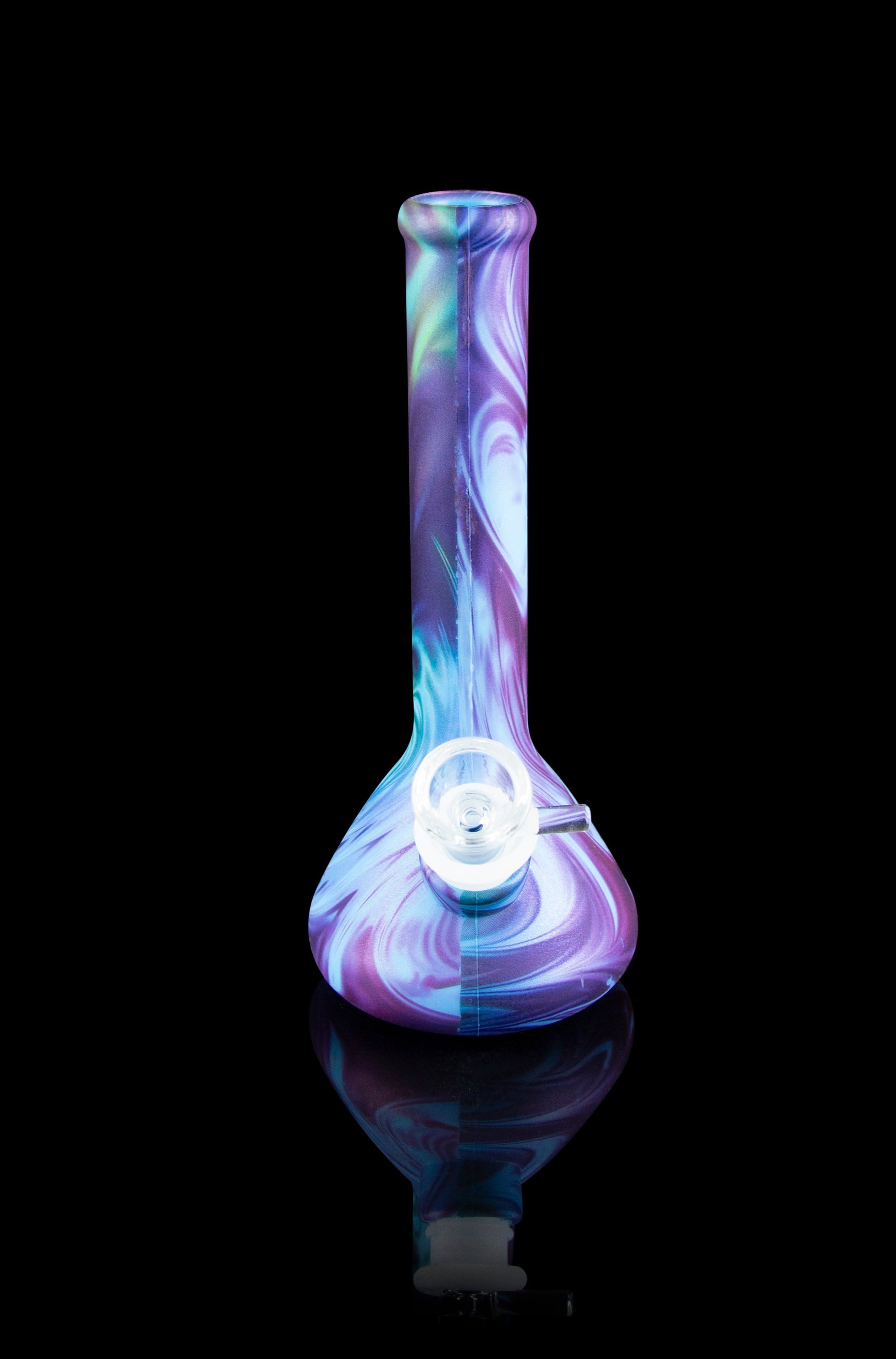 Bongs USA Rainbow Waves Unbreakable Silicone Bong - The Ultimate Travel Companion