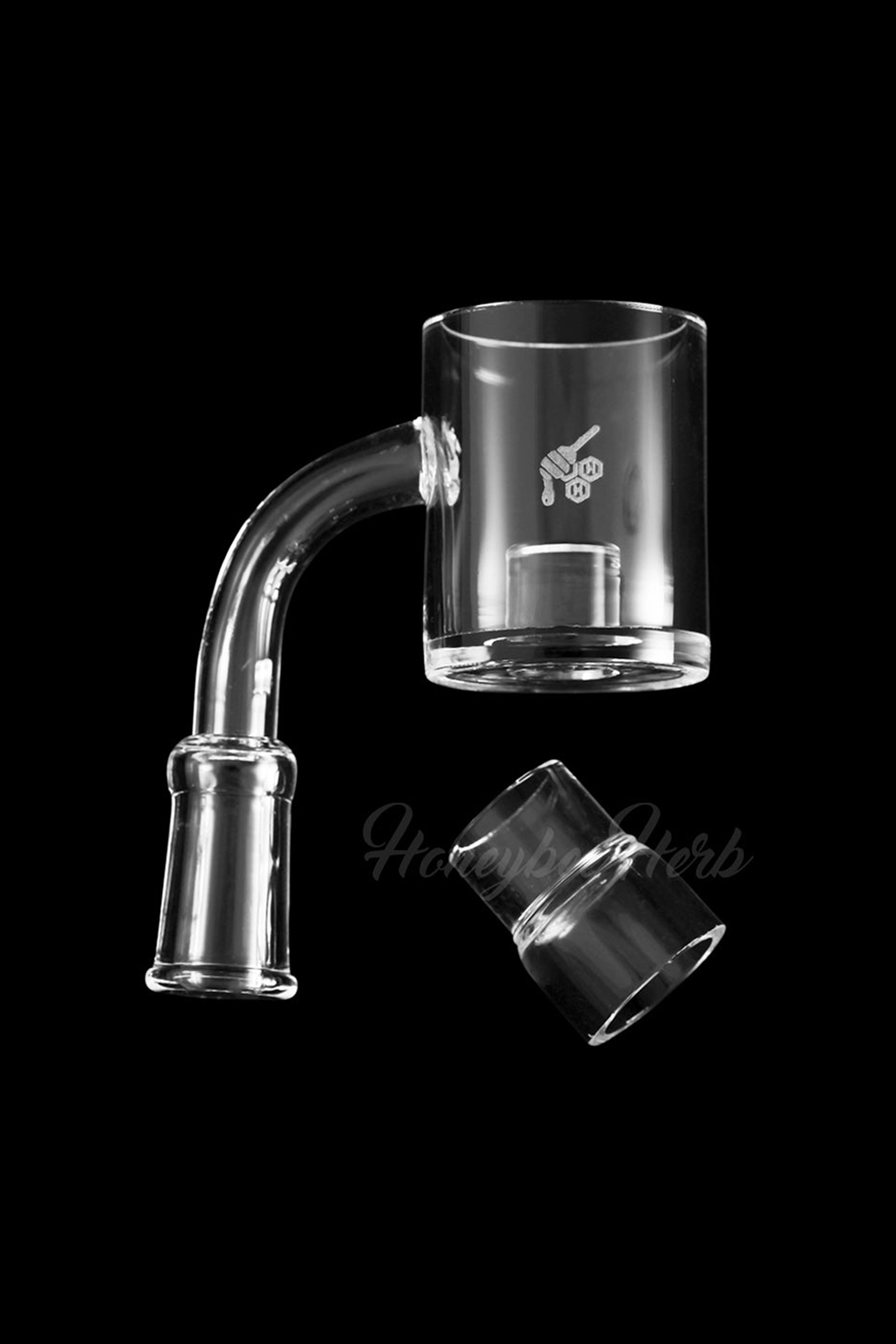 Honeybee Herb Yellow Line Top Hat Core Reactor Quartz Banger: A Dab Lover's Dream